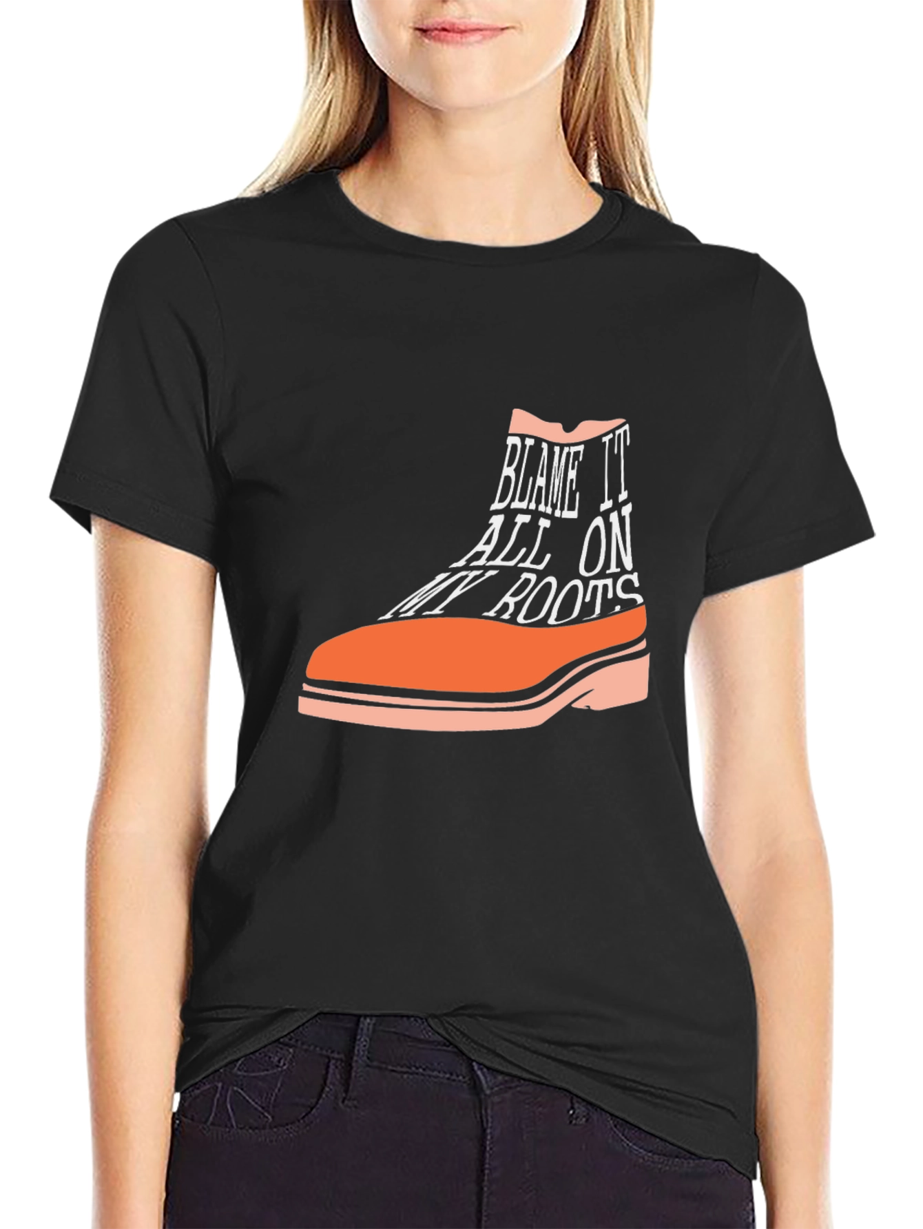 Blame It On My Roots Graphic T-Shirt