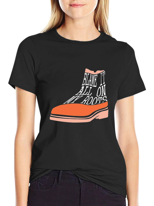 Blame It On My Roots Graphic T-Shirt