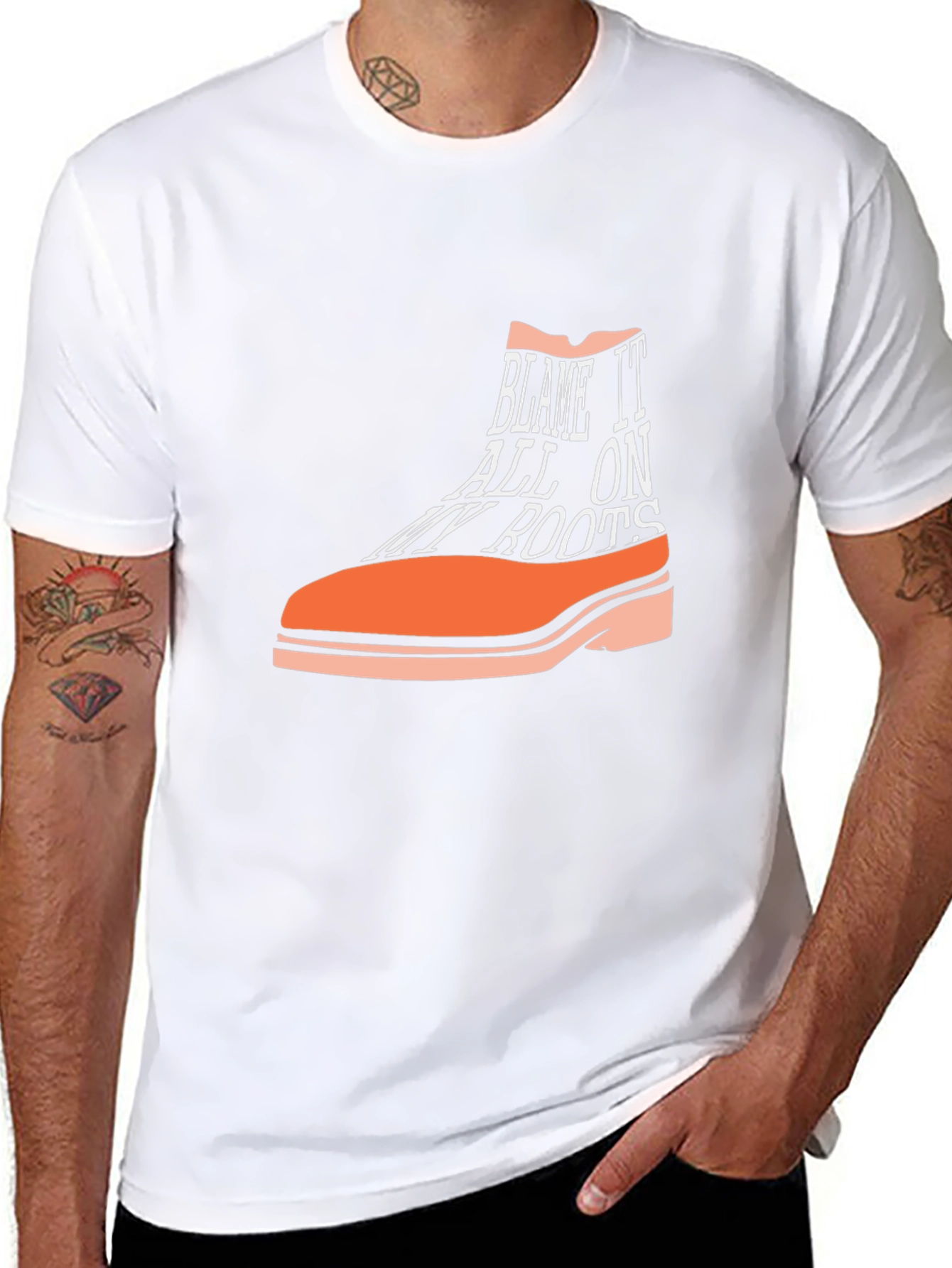 Blame It On My Roots Graphic T-Shirt