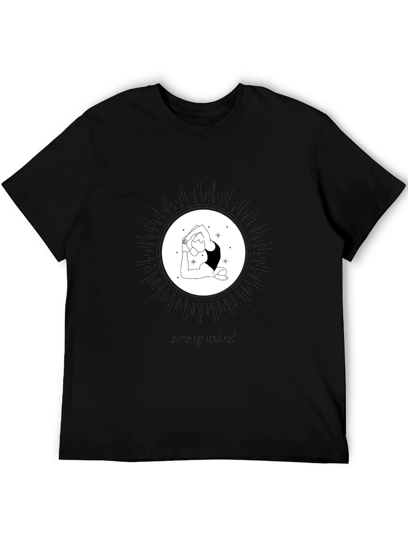 Mindful Strength Tee - Yoga Graphic Print