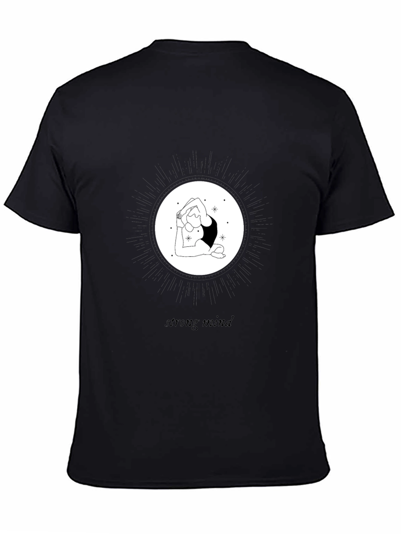 Mindful Strength Tee - Yoga Graphic Print