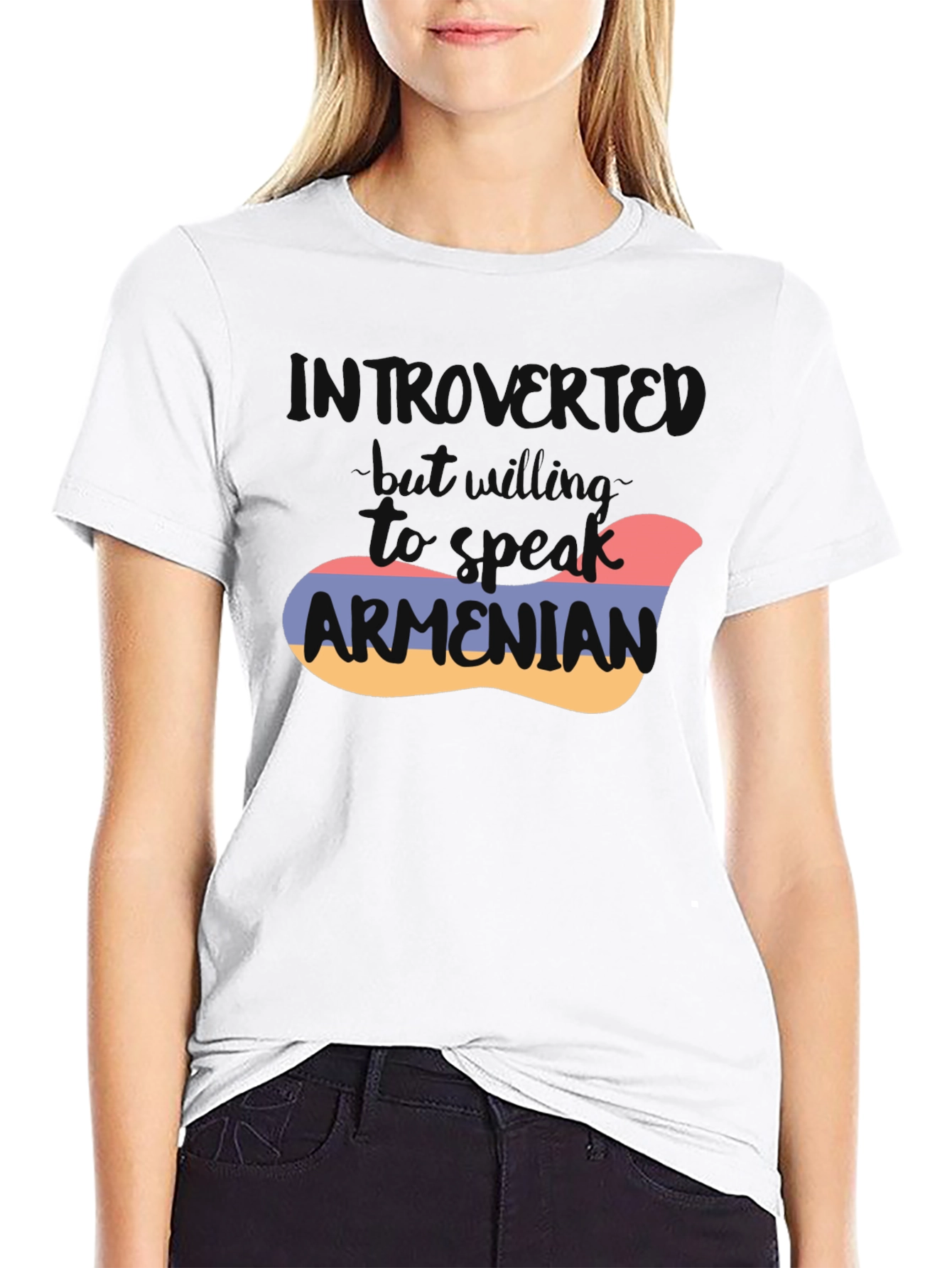 Introvert Armenian Flag T-Shirt