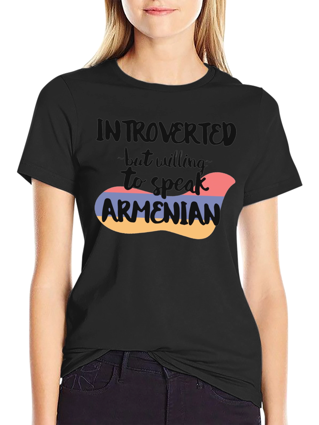 Introvert Armenian Flag T-Shirt