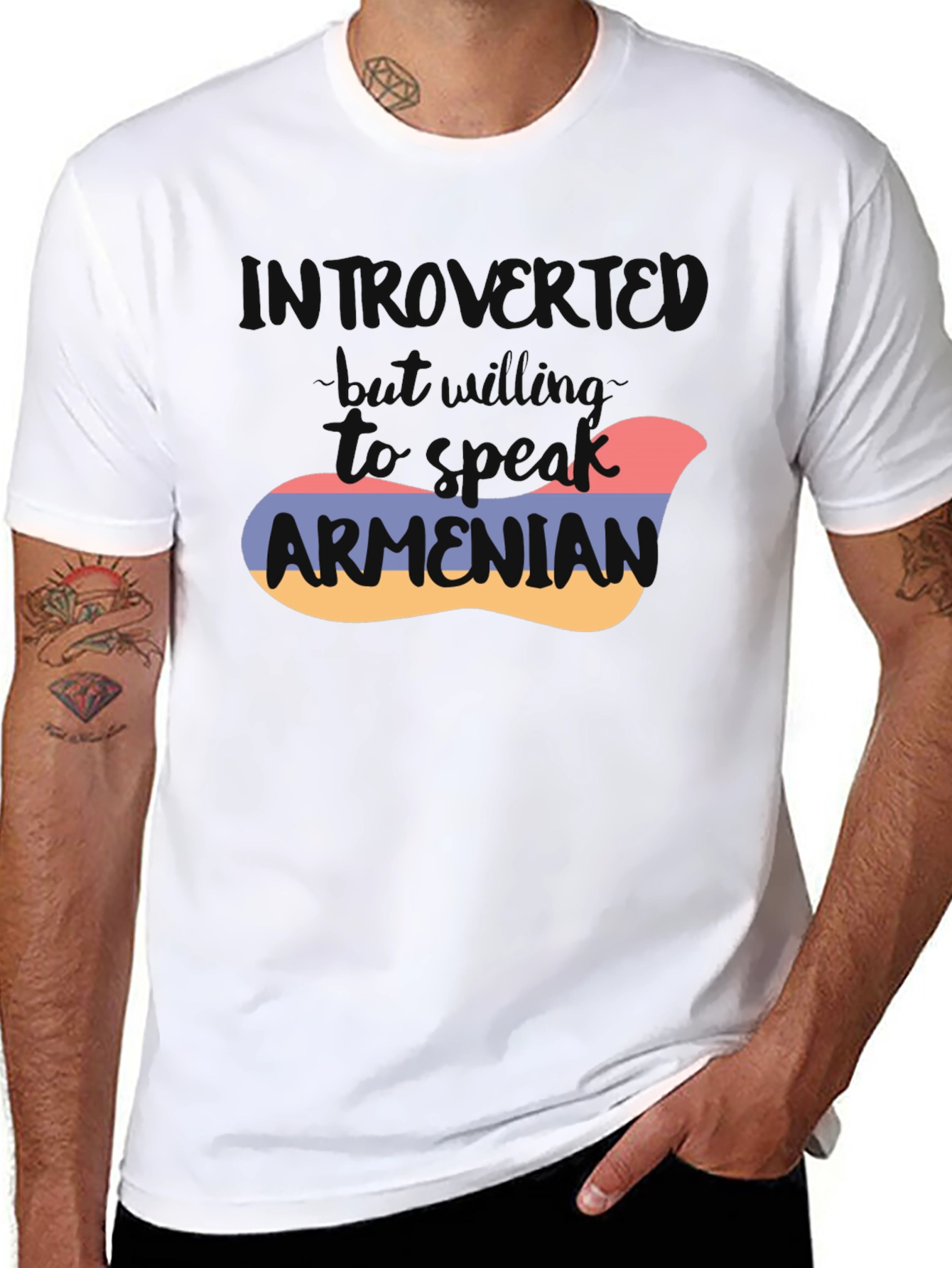 Introvert Armenian Flag T-Shirt