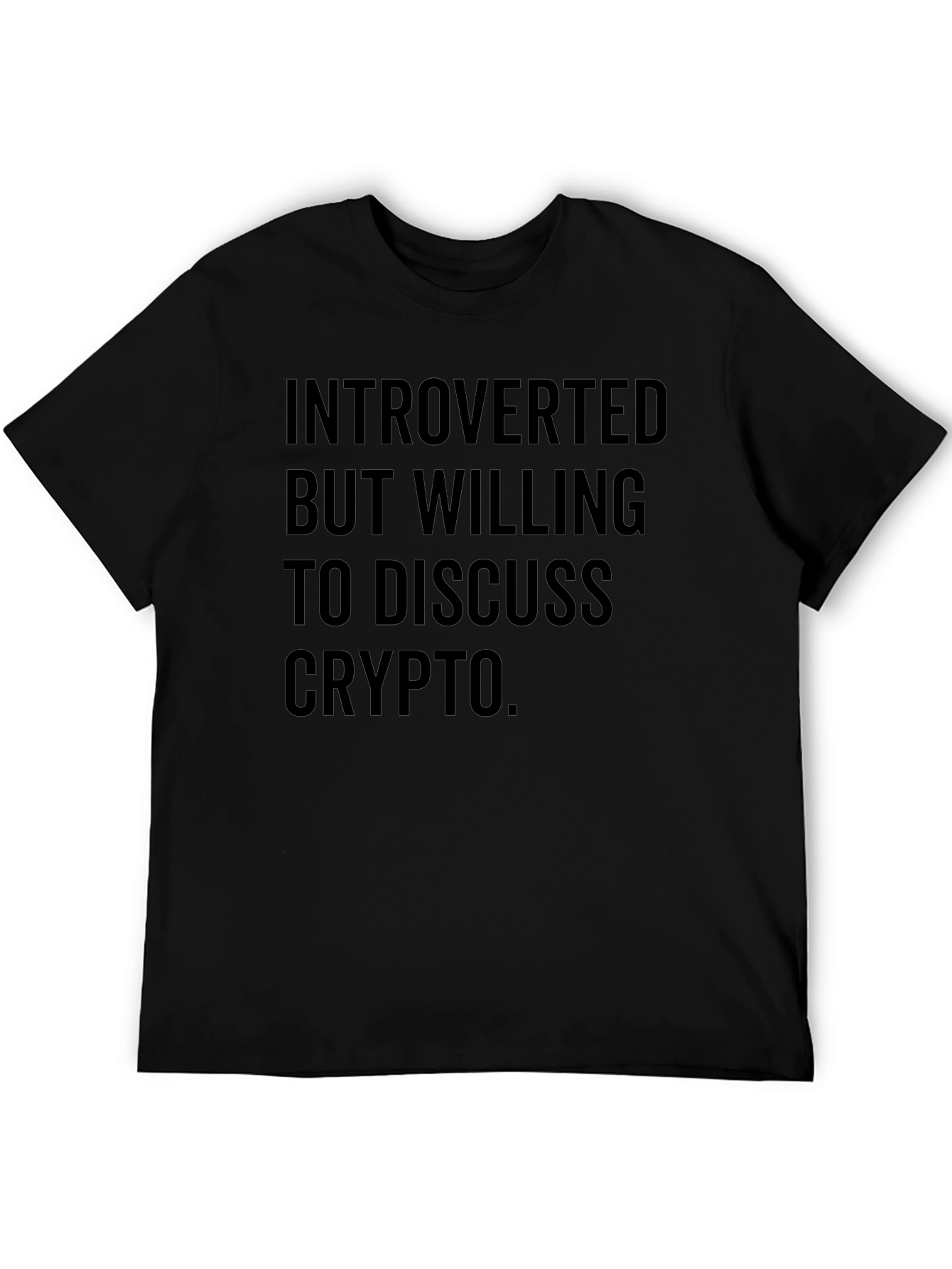 Introverted Crypto Black T-Shirt