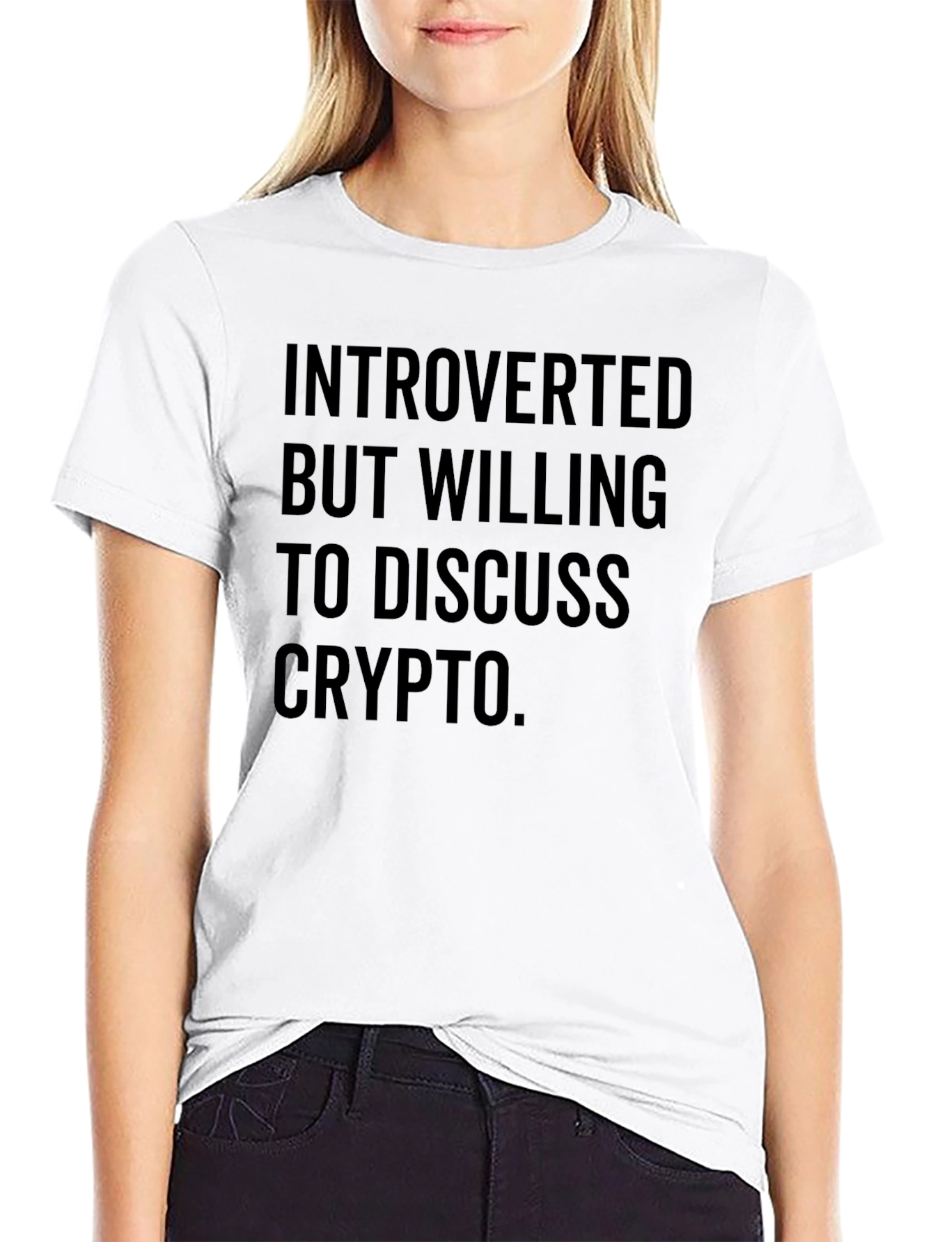 Introverted Crypto Black T-Shirt