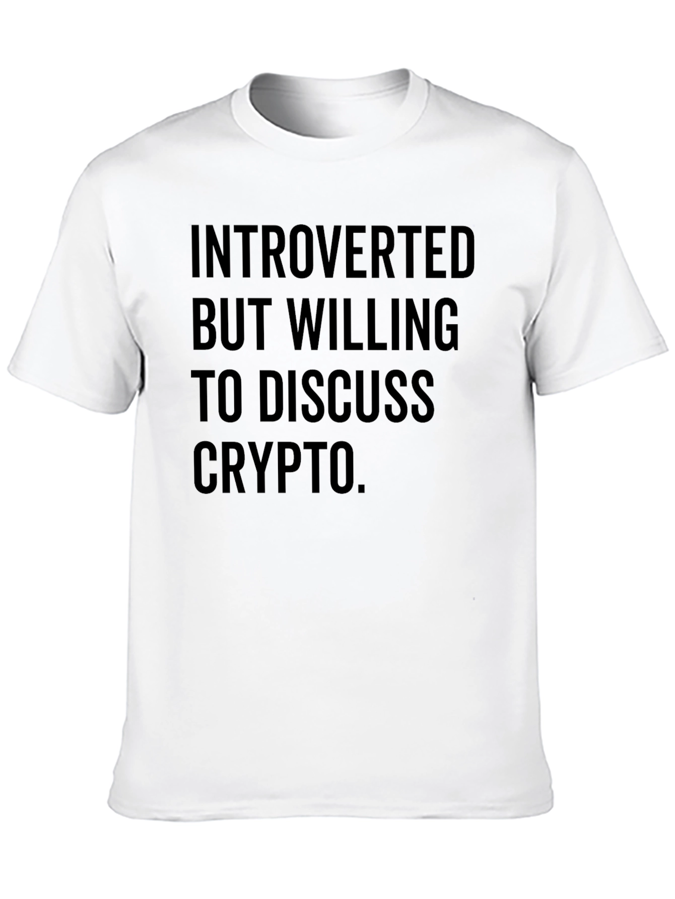 Introverted Crypto Black T-Shirt