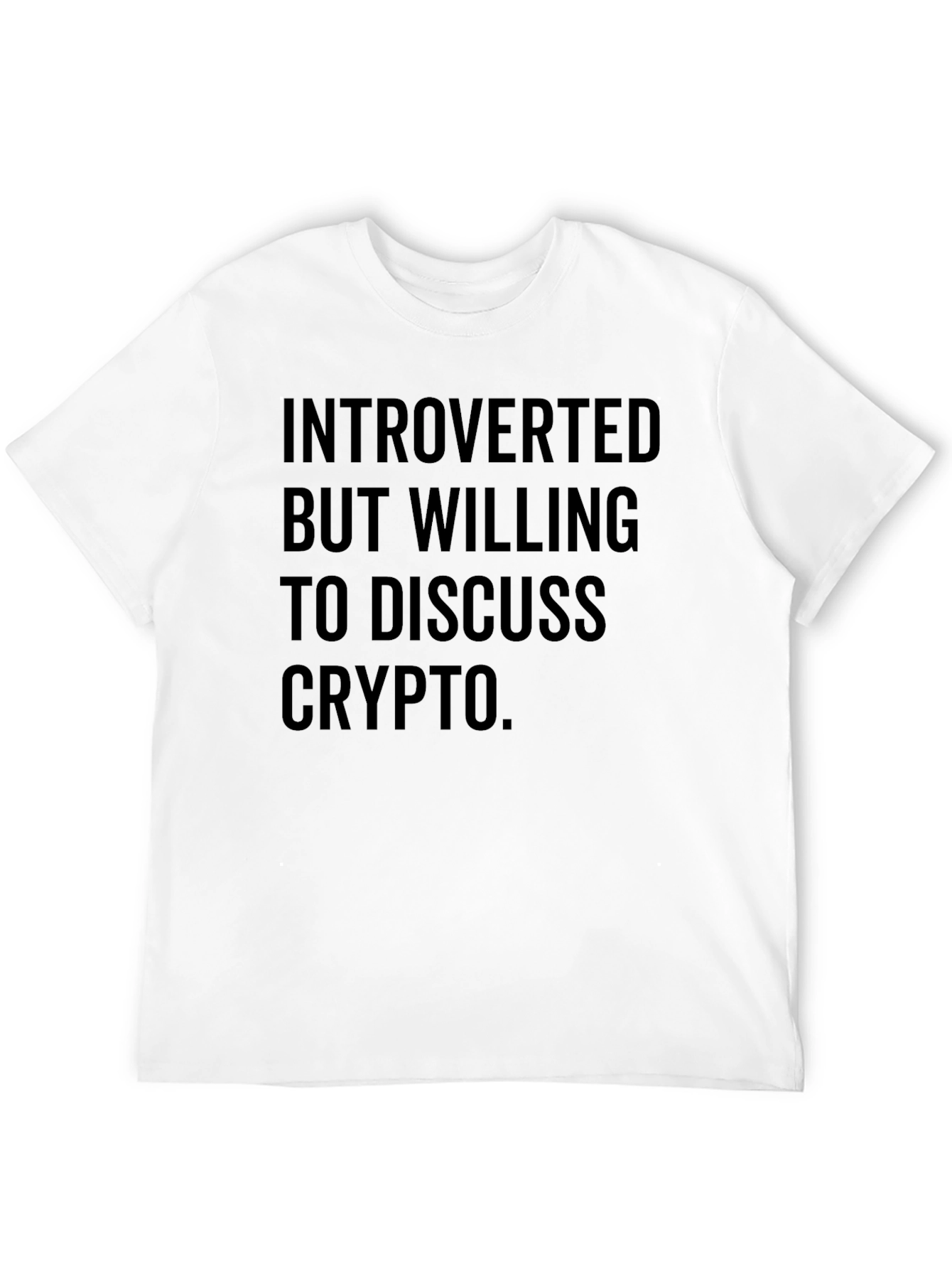 Introverted Crypto Black T-Shirt