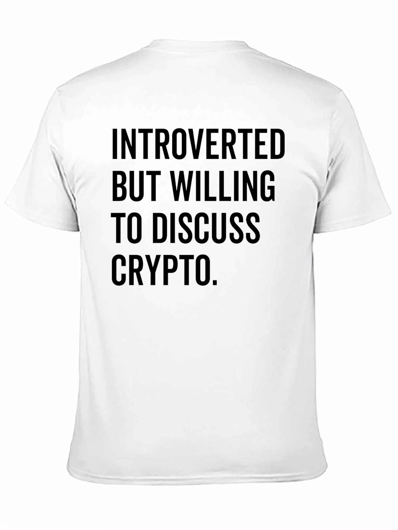 Introverted Crypto Black T-Shirt