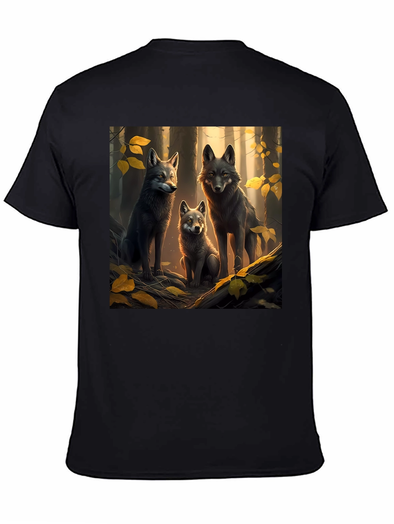 Wolf Pack Forest Graphic Tee