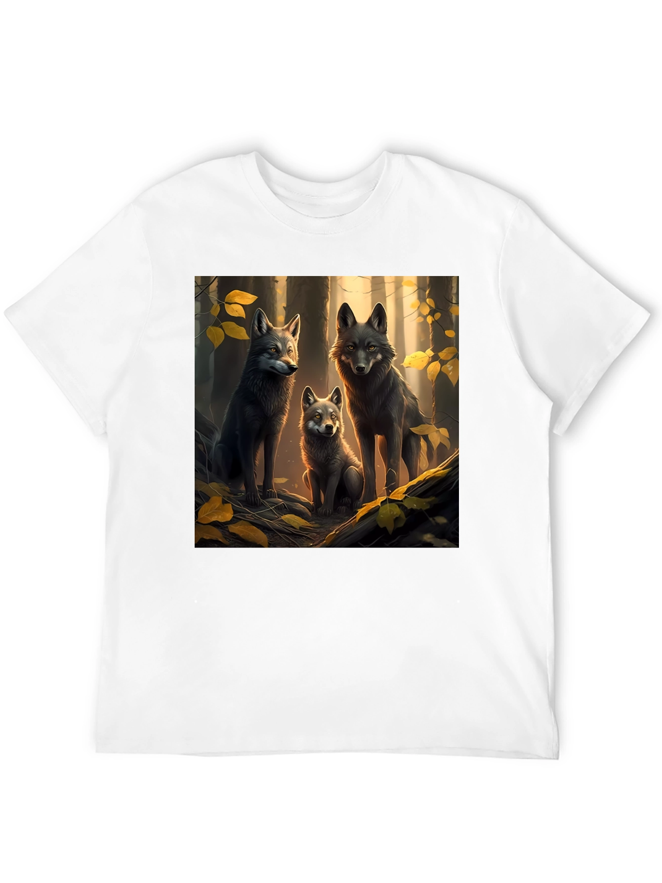 Wolf Pack Forest Graphic Tee