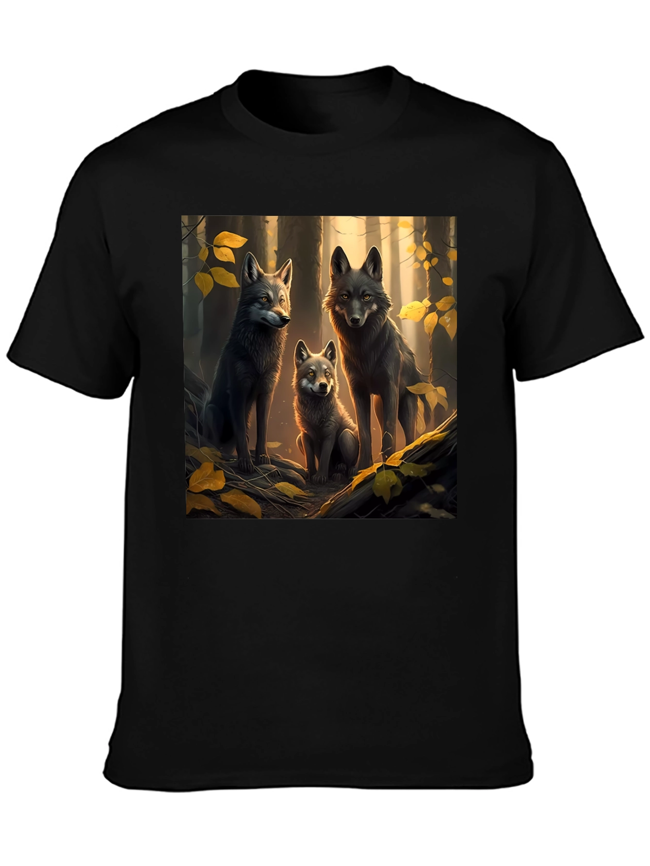 Wolf Pack Forest Graphic Tee