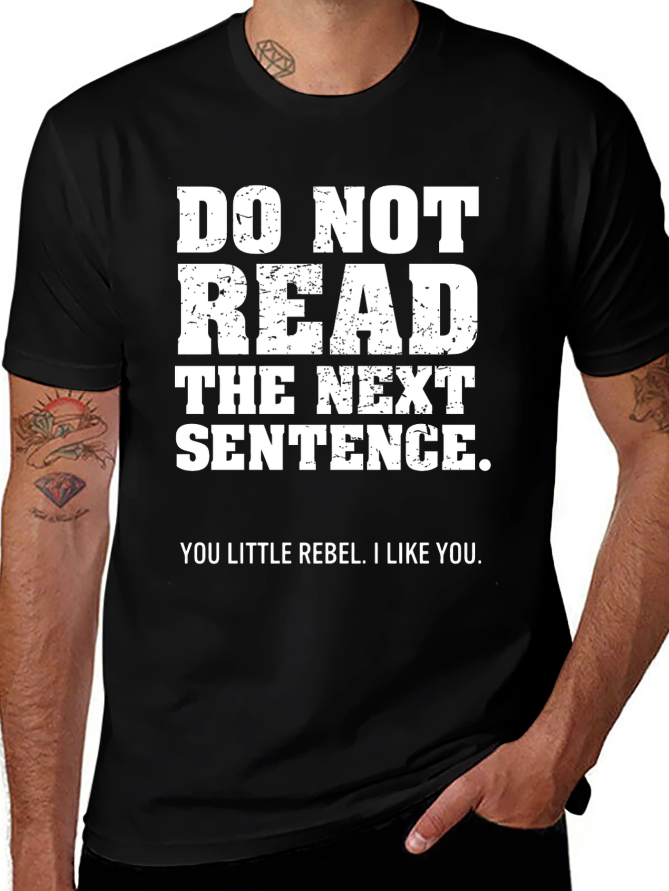 Rebel T-Shirt: Do Not Read This