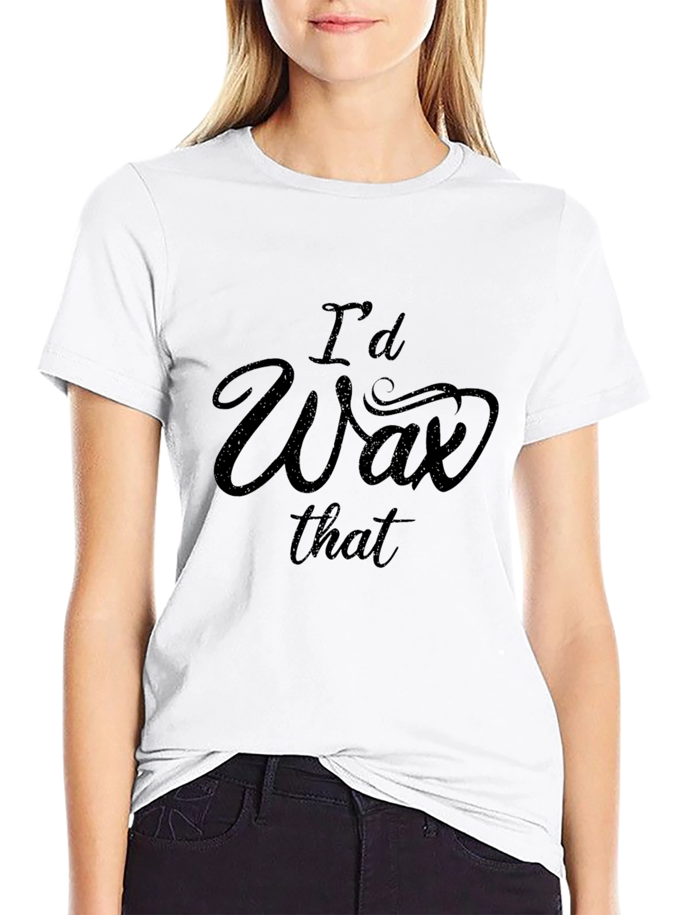 Id Wax That Graphic Tee - Funny T-Shirt
