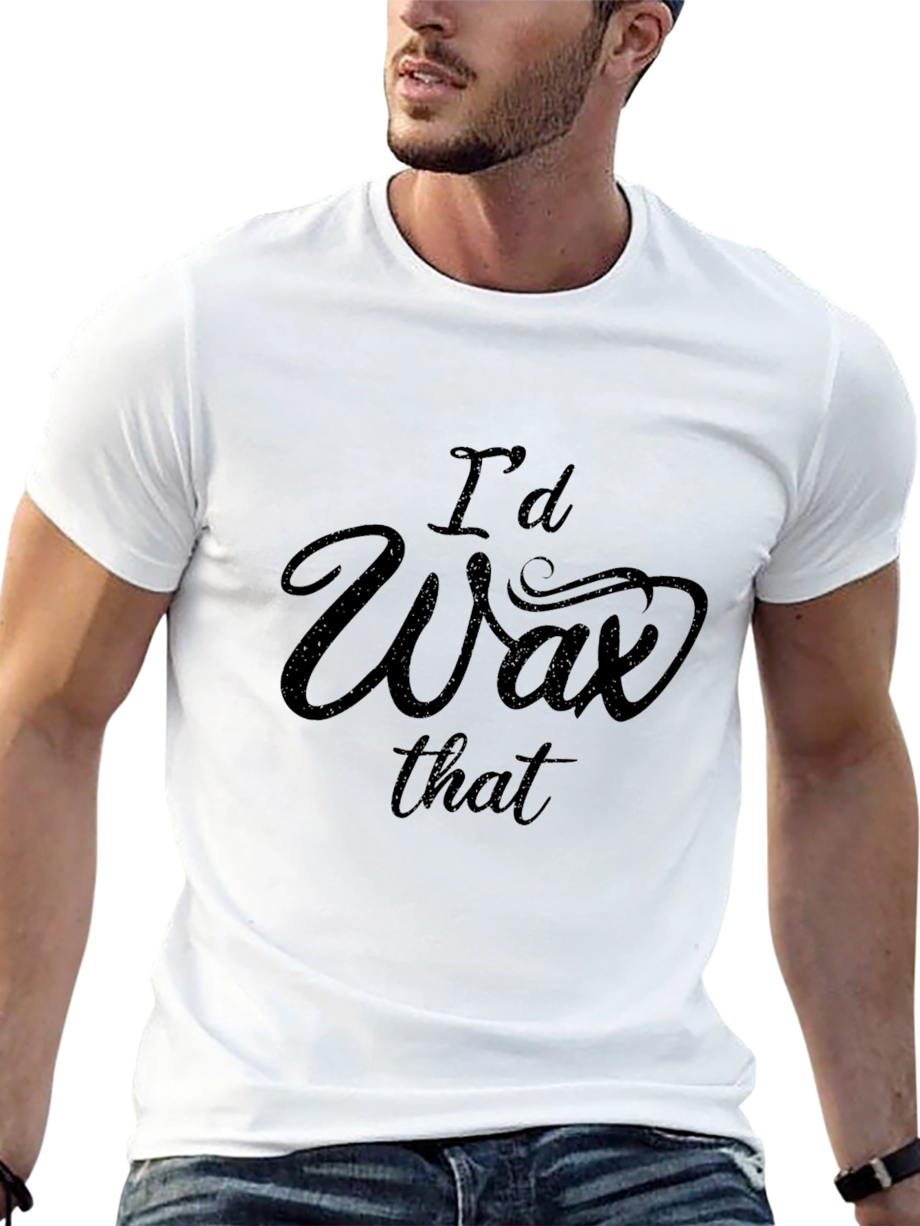 Id Wax That Graphic Tee - Funny T-Shirt