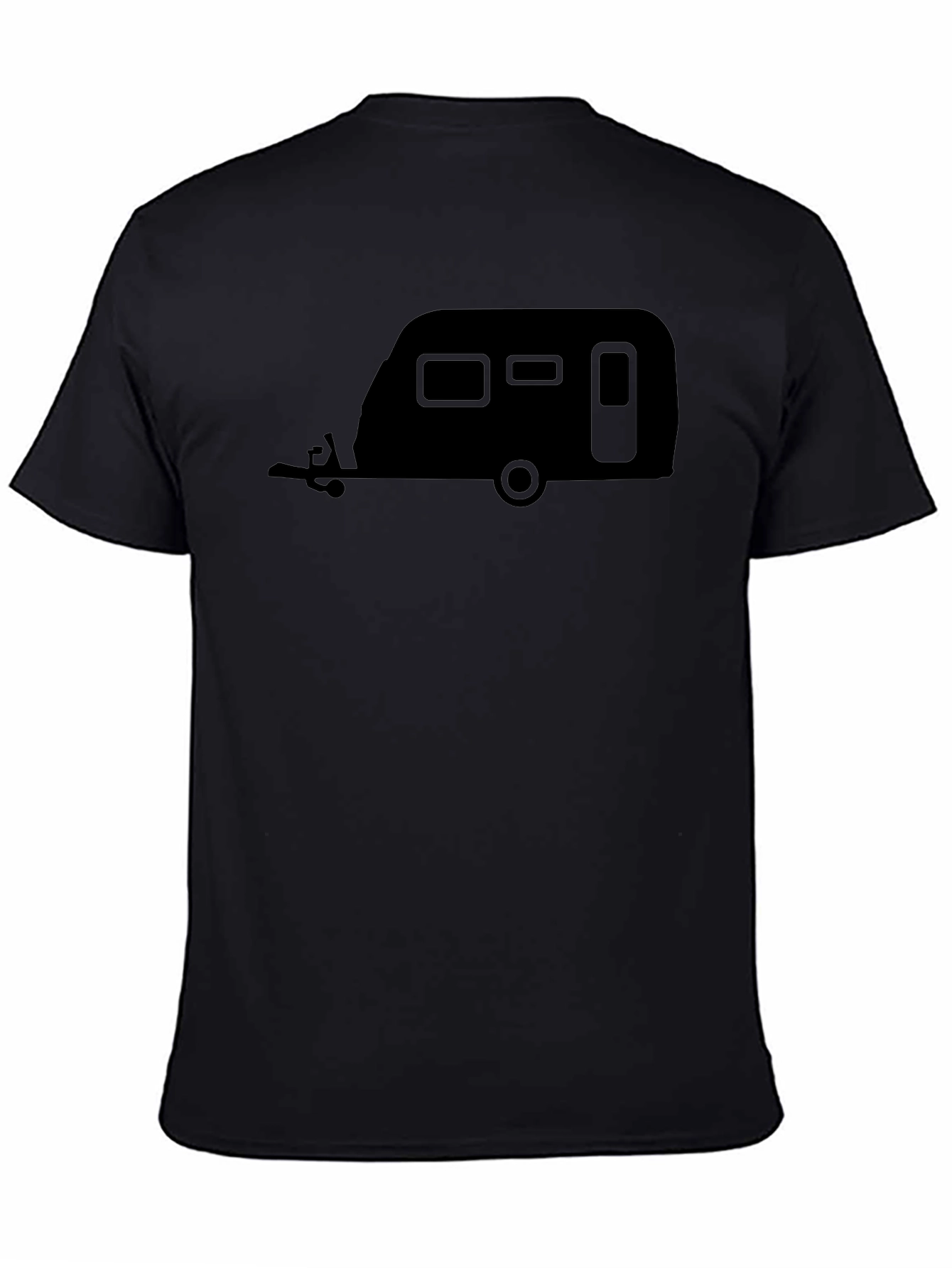 Camper Van Graphic Tee - Black Unisex T-Shirt