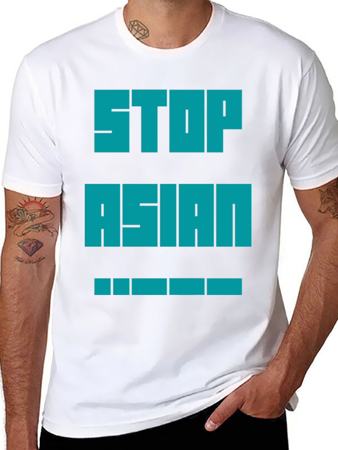 Statement T-Shirt - Stop Asian