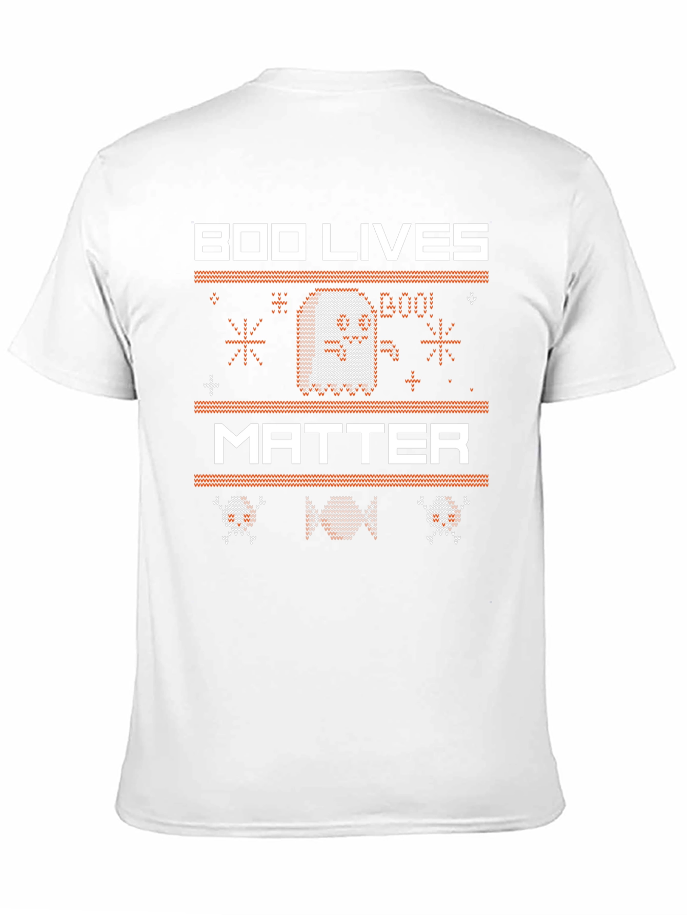 Boo Lives Matter Halloween Knit Style T-Shirt