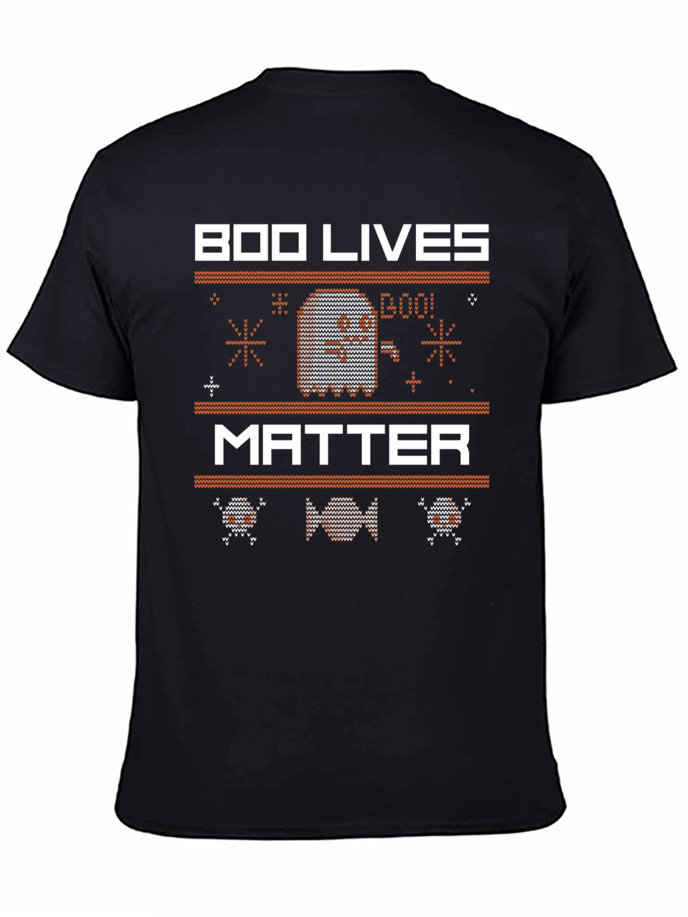 Boo Lives Matter Halloween Knit Style T-Shirt