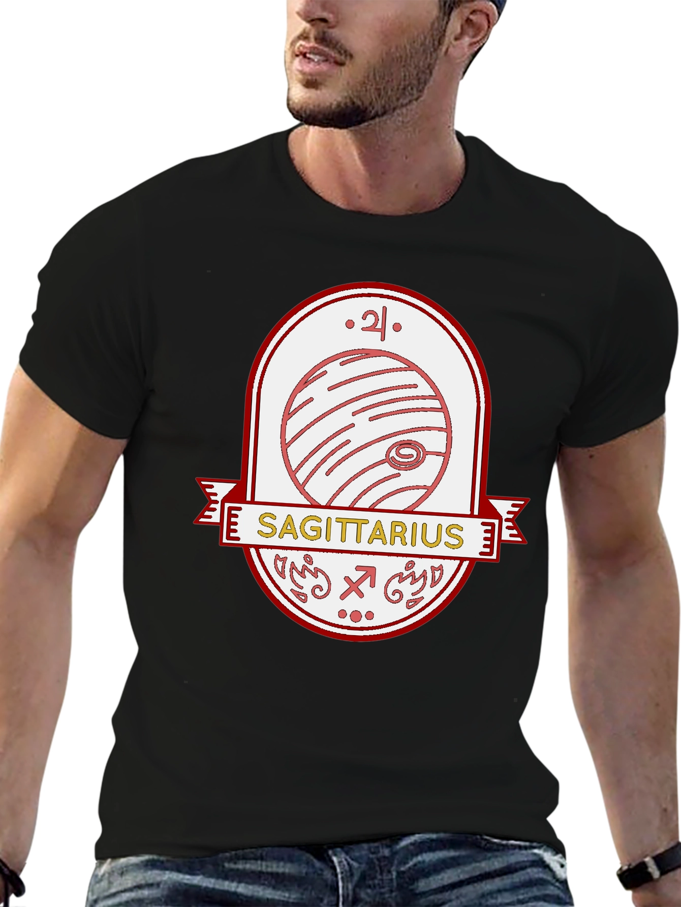 Sagittarius Zodiac Graphic T-Shirt Astrology Tee