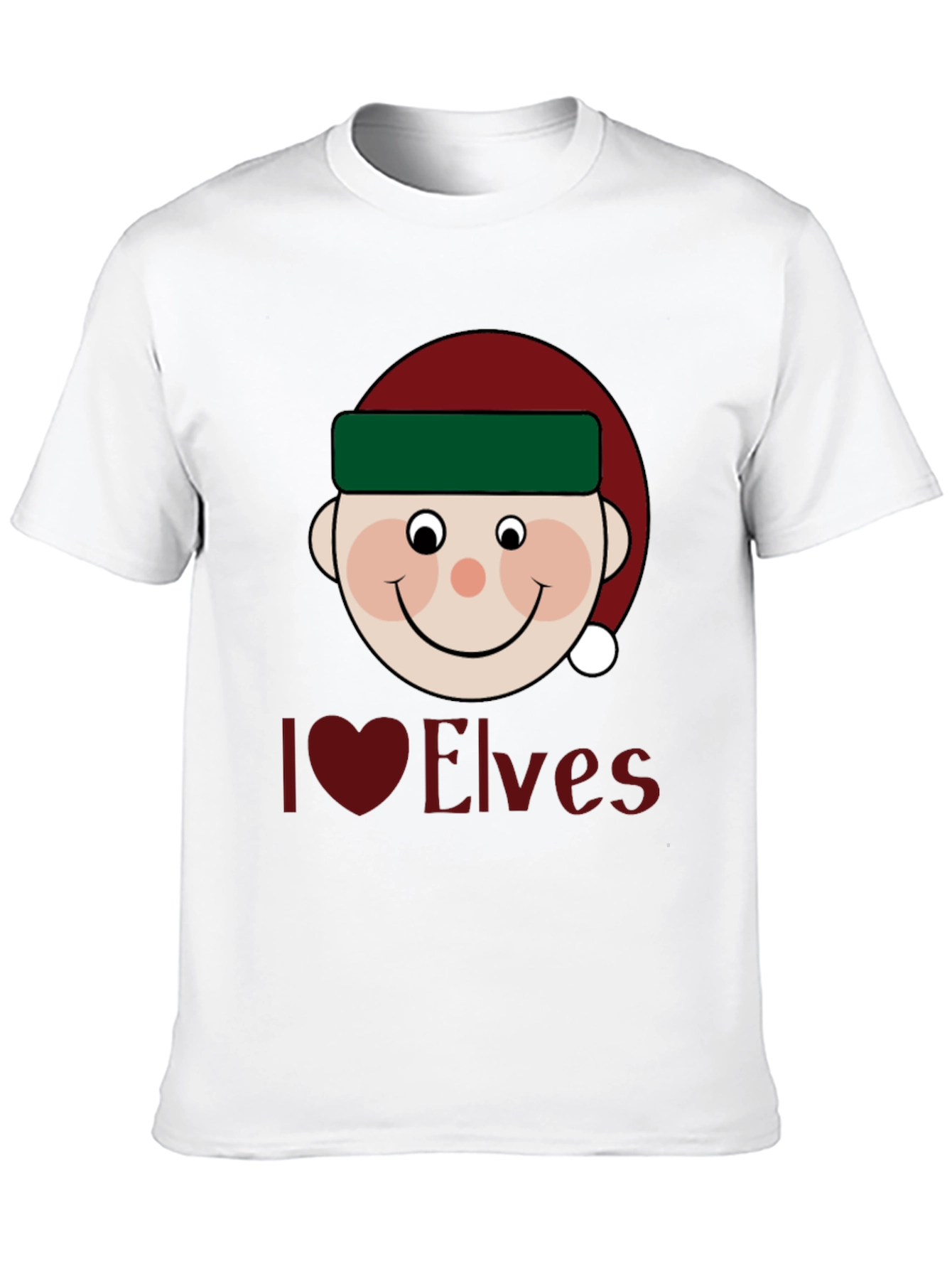 I Love Elves Holiday T-Shirt