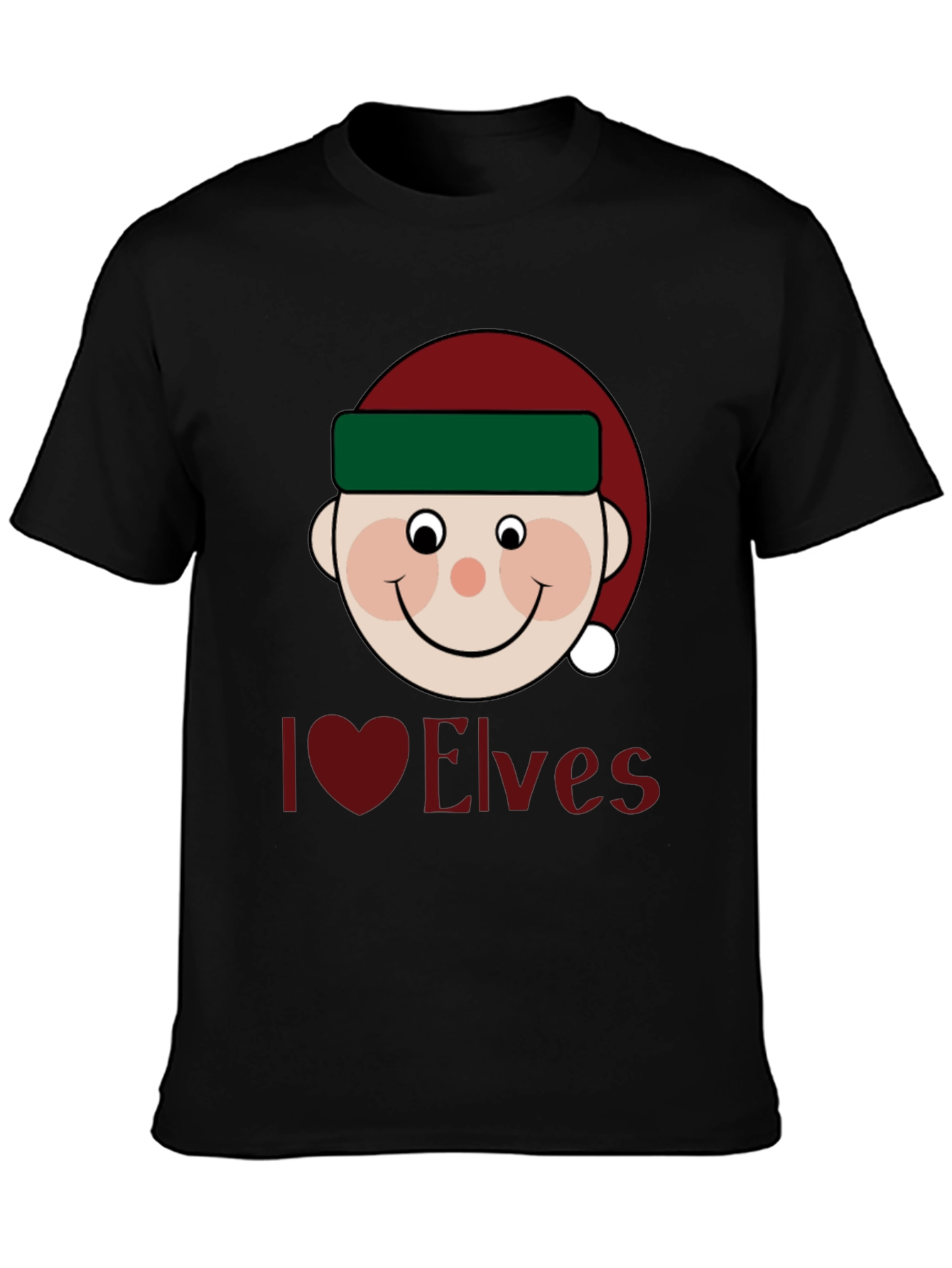 I Love Elves Holiday T-Shirt
