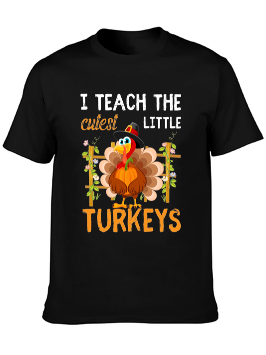 I Teach The Cutest Little Turkeys T-Shirt