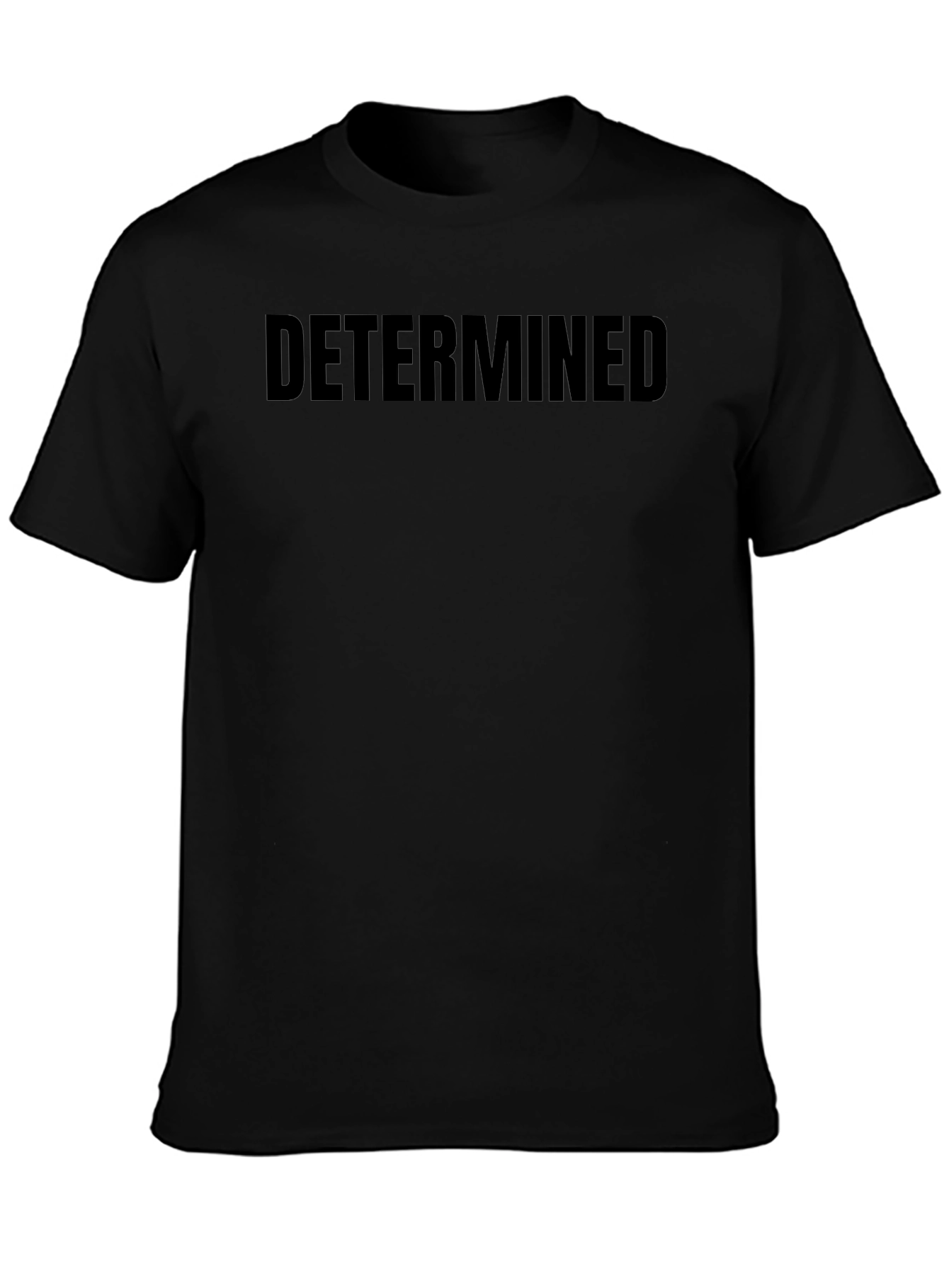 Determined Black Graphic T-Shirt - Mens