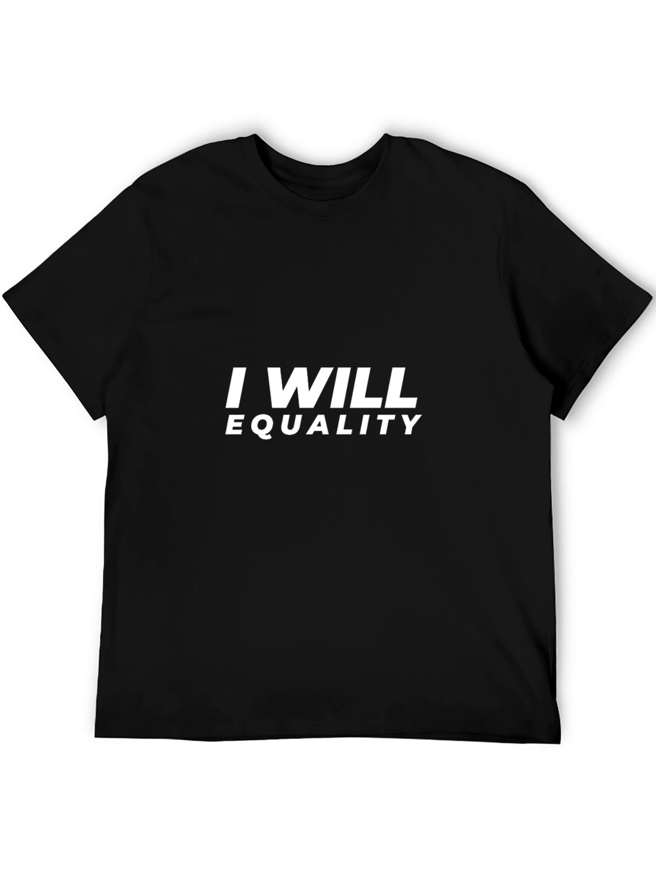 Equality T-Shirt - Black Cotton Blend