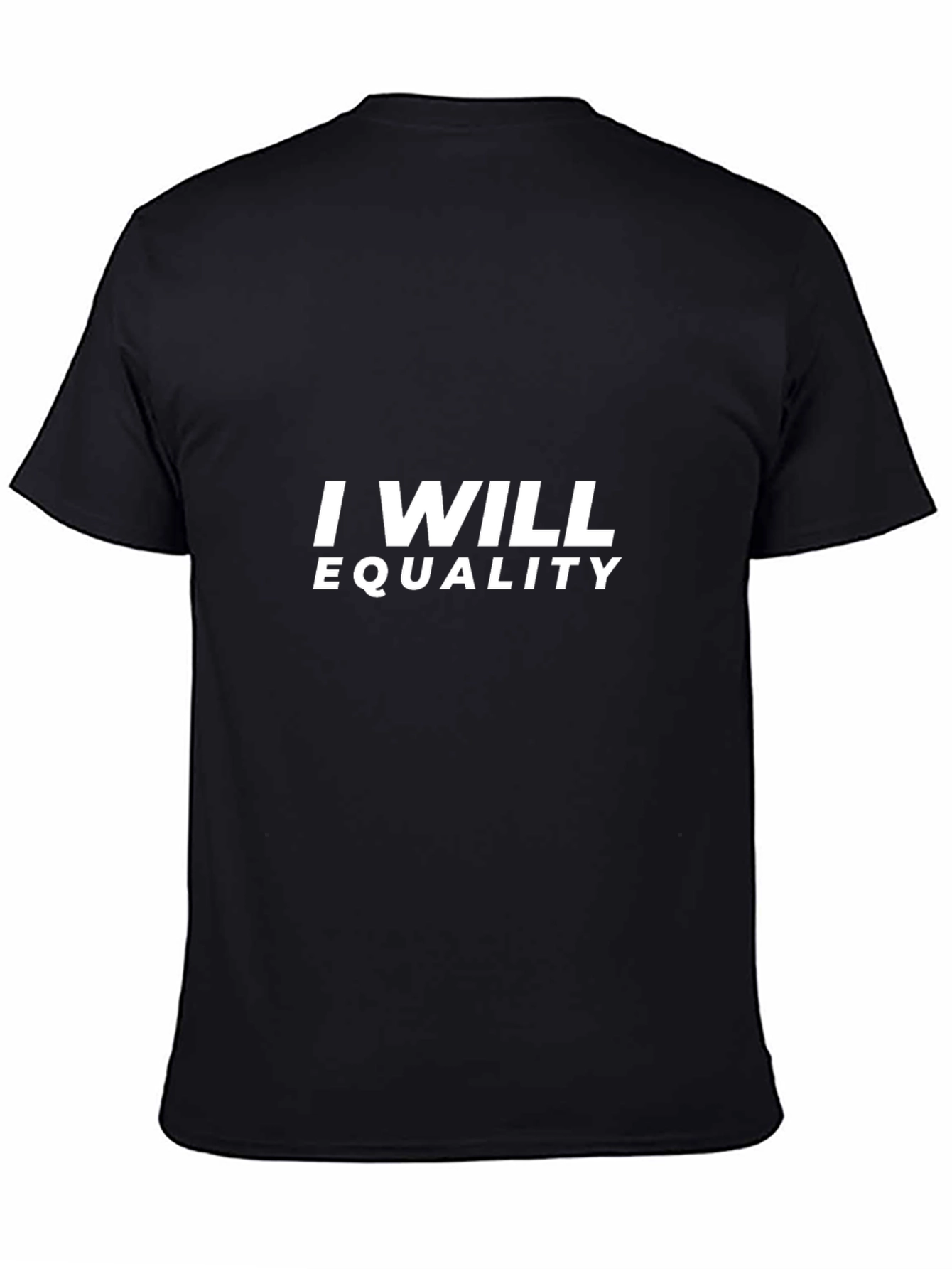 Equality T-Shirt - Black Cotton Blend