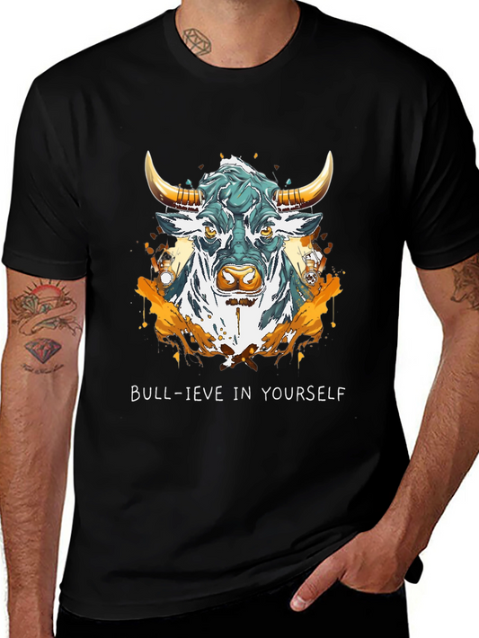 Believe in Yourself Bull Graphic Tee