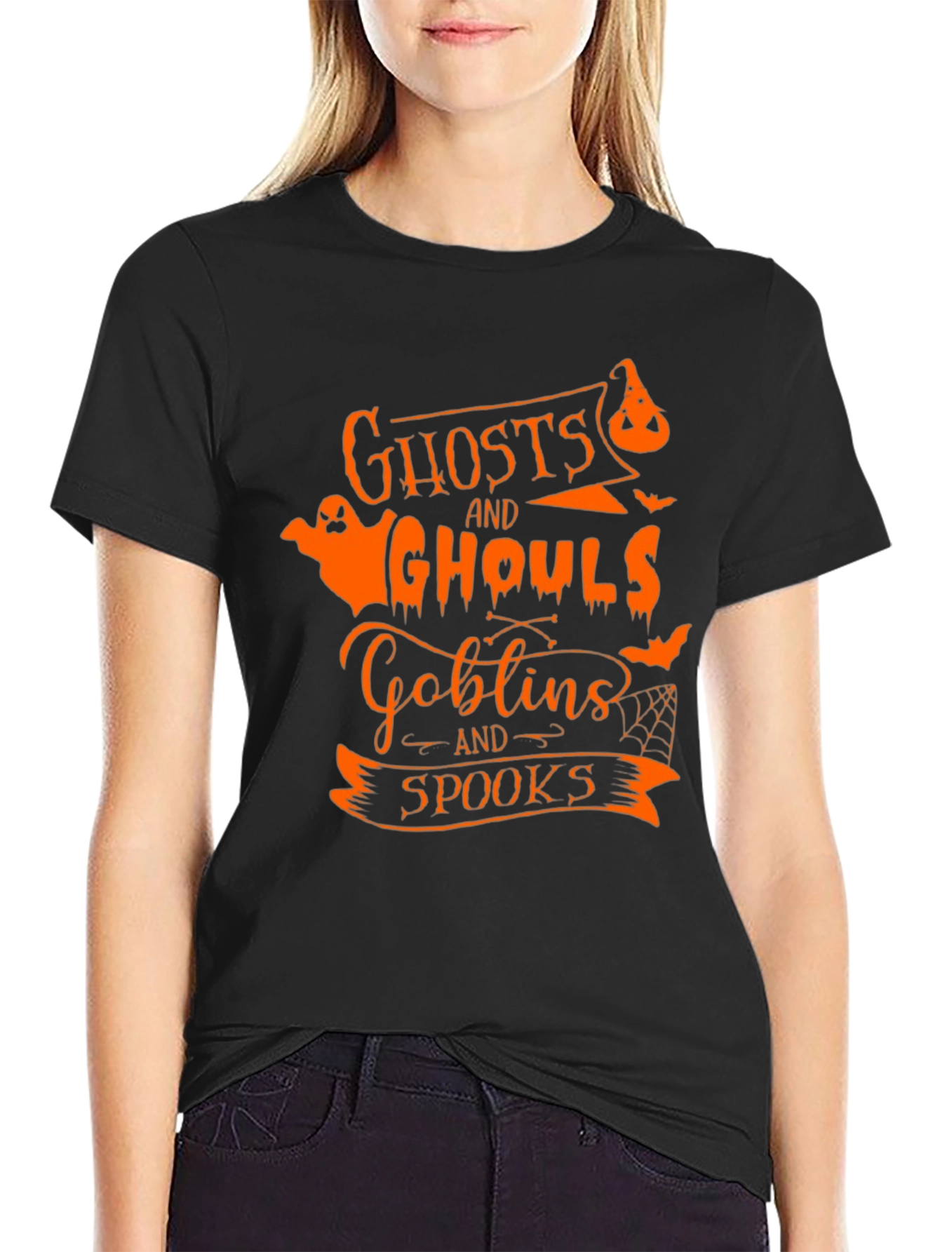 Halloween Ghosts Ghouls Goblins T-Shirt