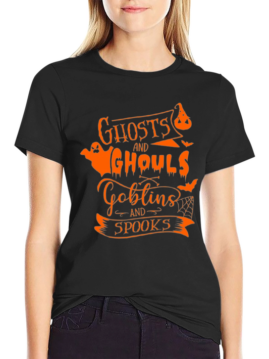 Halloween Ghosts Ghouls Goblins T-Shirt