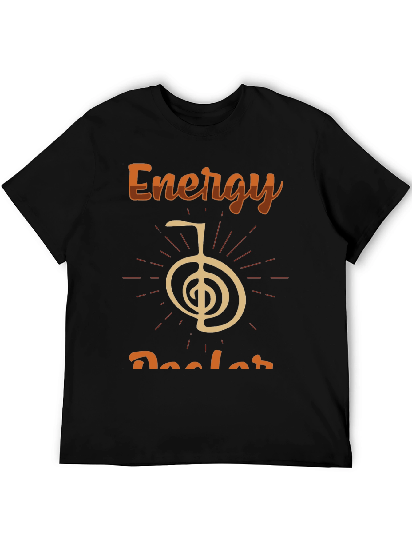 Energy Healer Black Graphic Tee