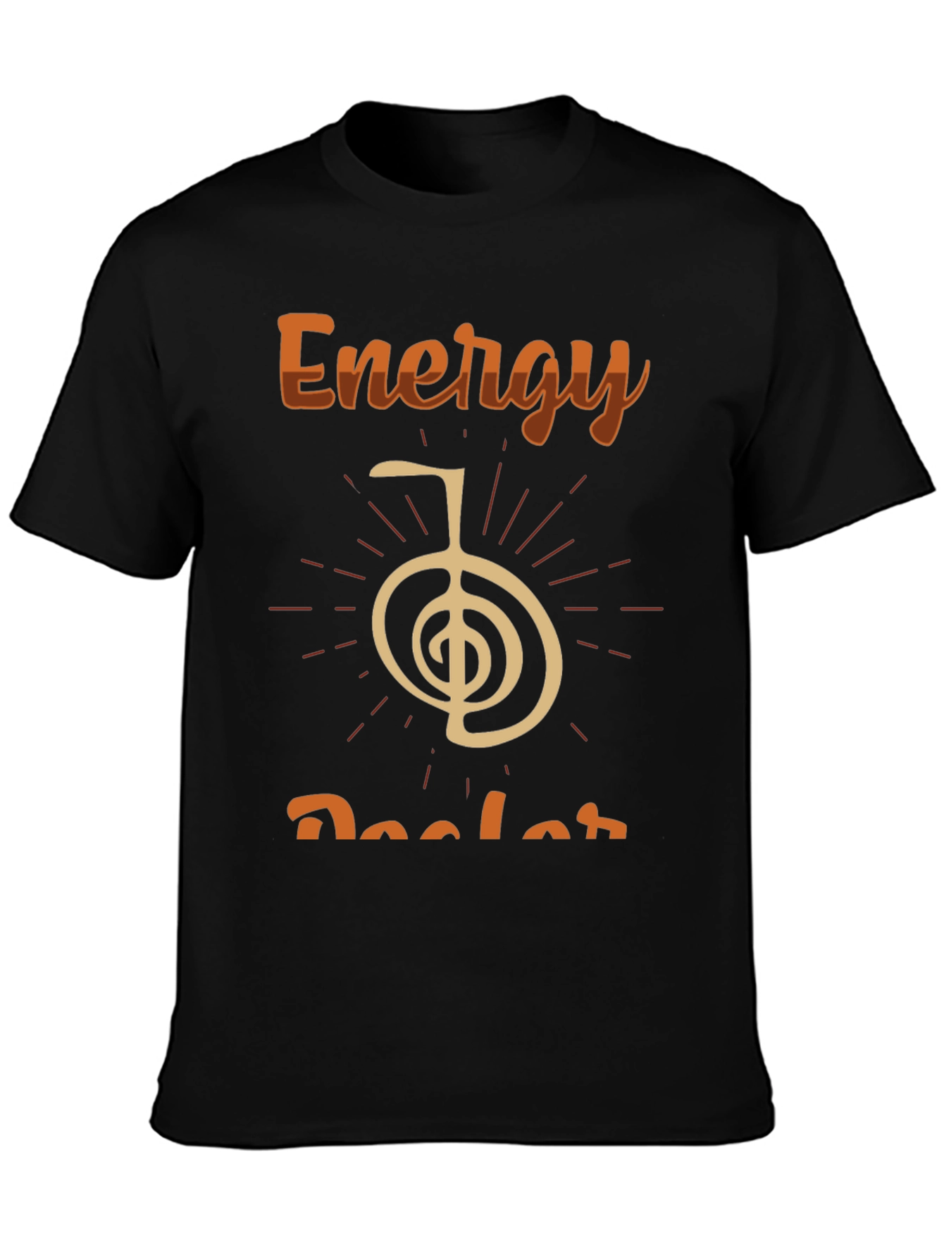 Energy Healer Black Graphic Tee