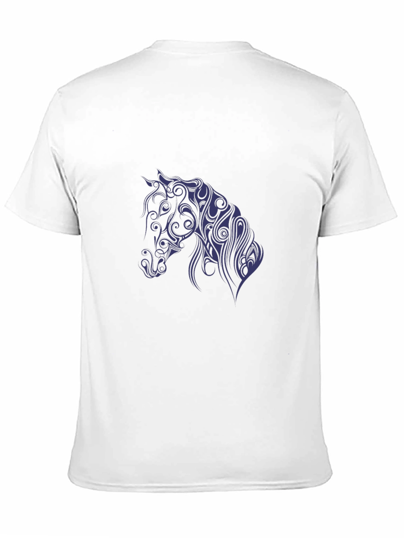 Black Horse Silhouette Graphic Tee - Mens