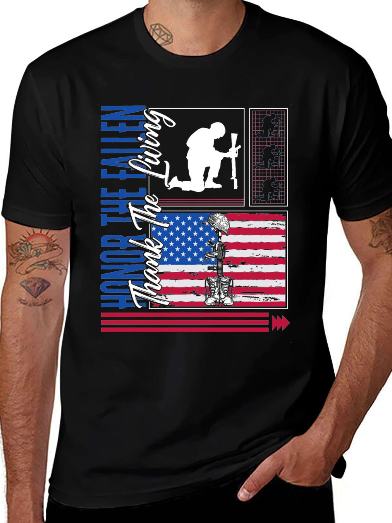 Honor Fallen Thank Living T-Shirt
