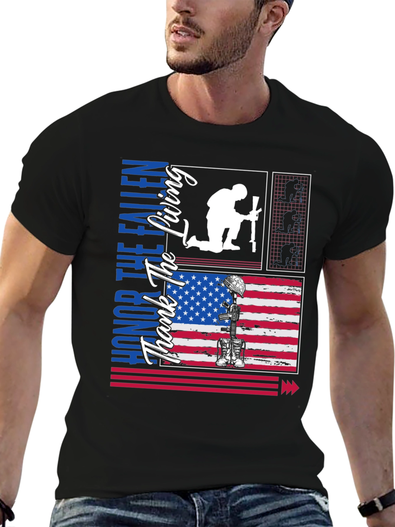 Honor Fallen Thank Living T-Shirt