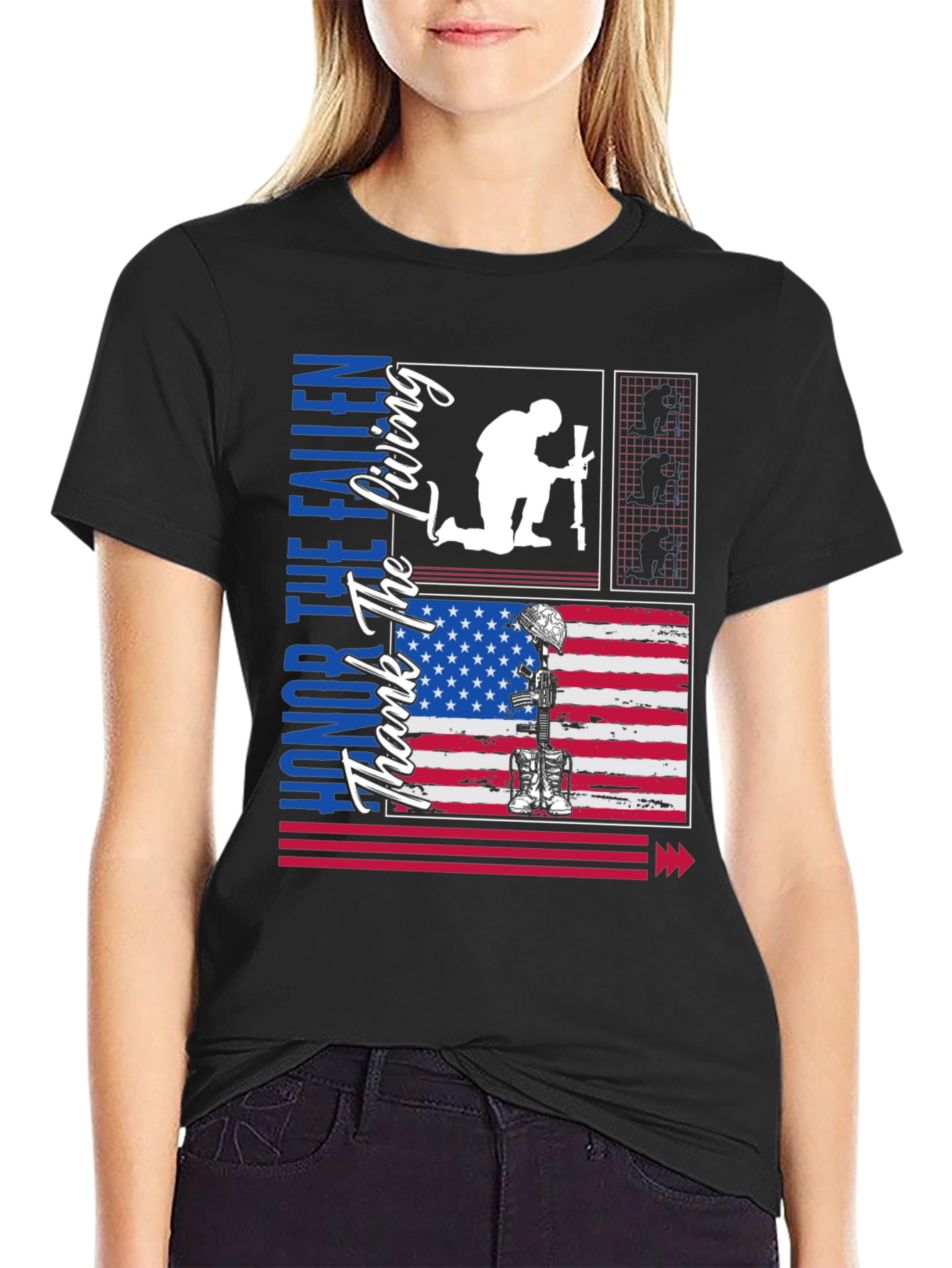Honor Fallen Thank Living T-Shirt