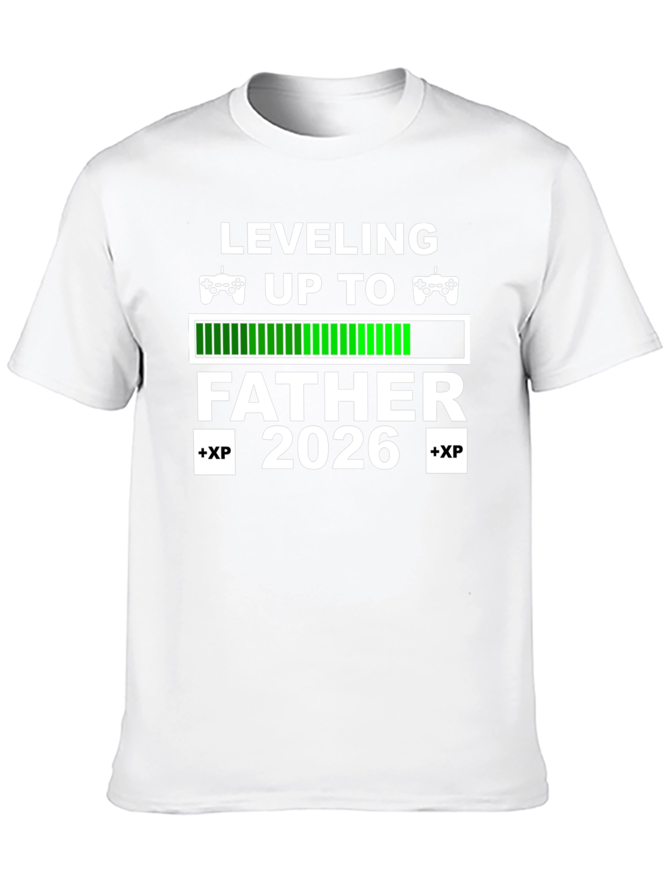 Leveling Up To Father 2026 Gamer T-Shirt