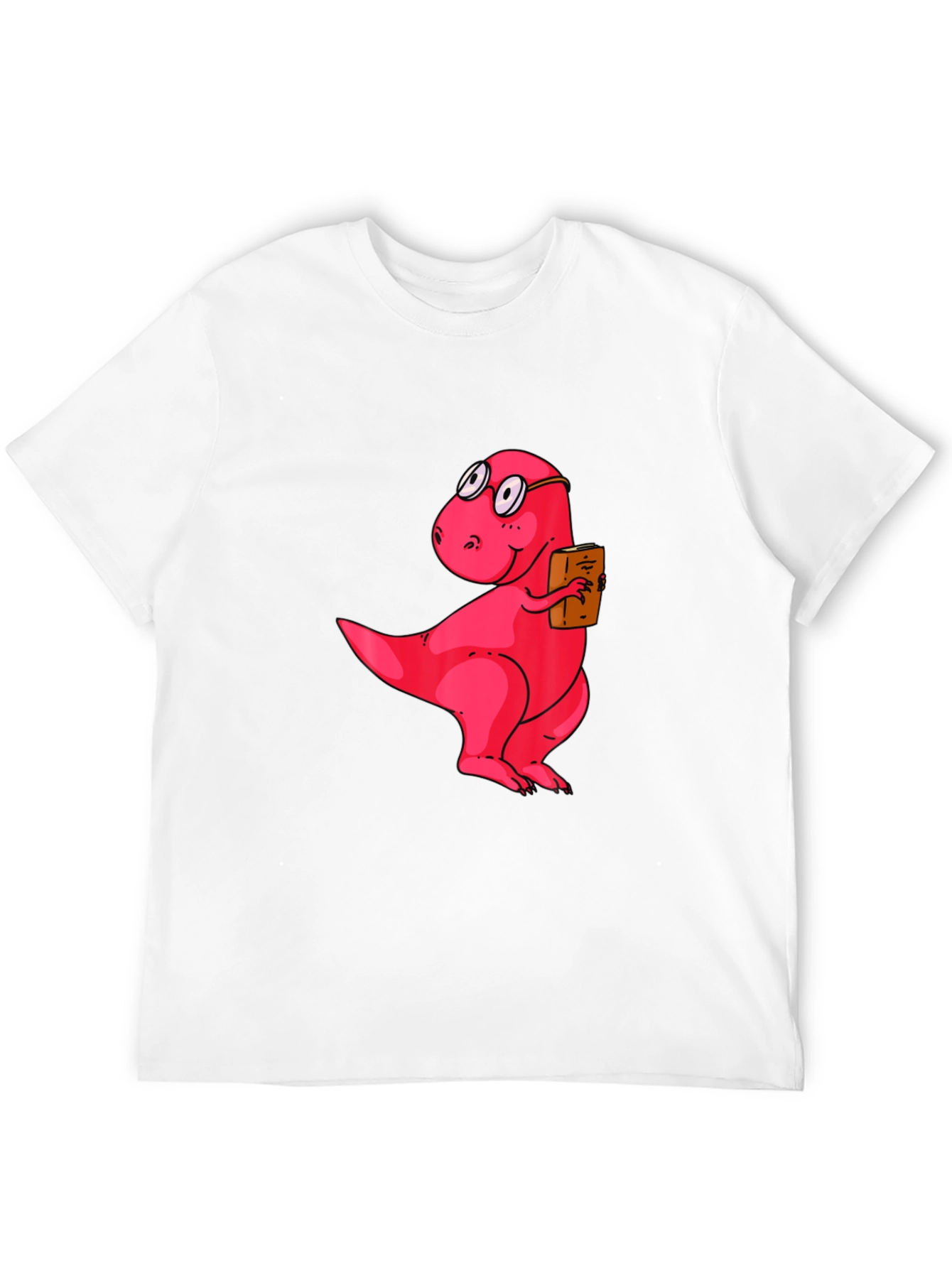 Dino Reader T-Shirt - Bookish T-Rex Graphic Tee