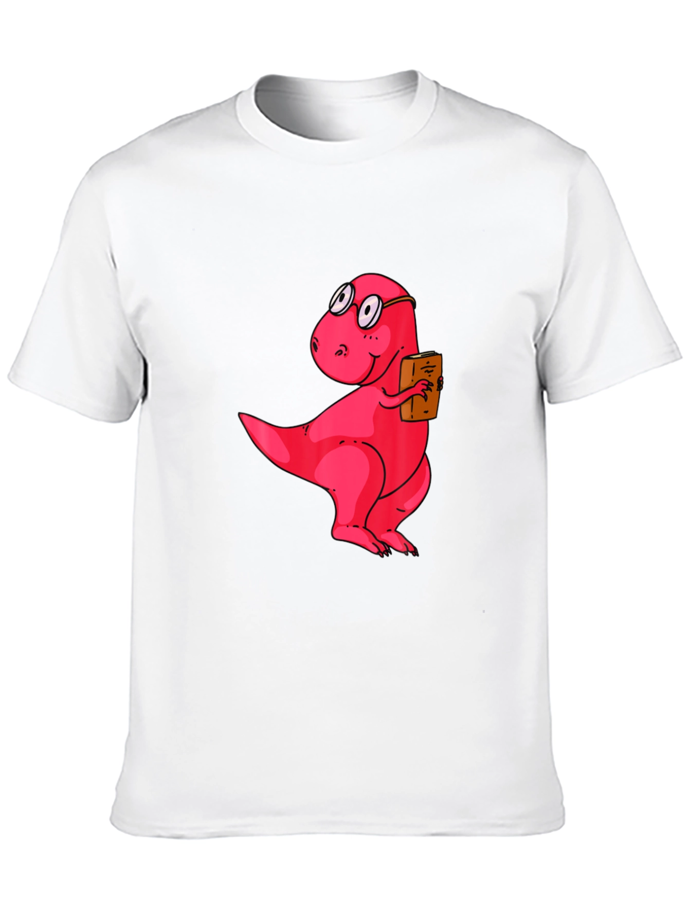 Dino Reader T-Shirt - Bookish T-Rex Graphic Tee