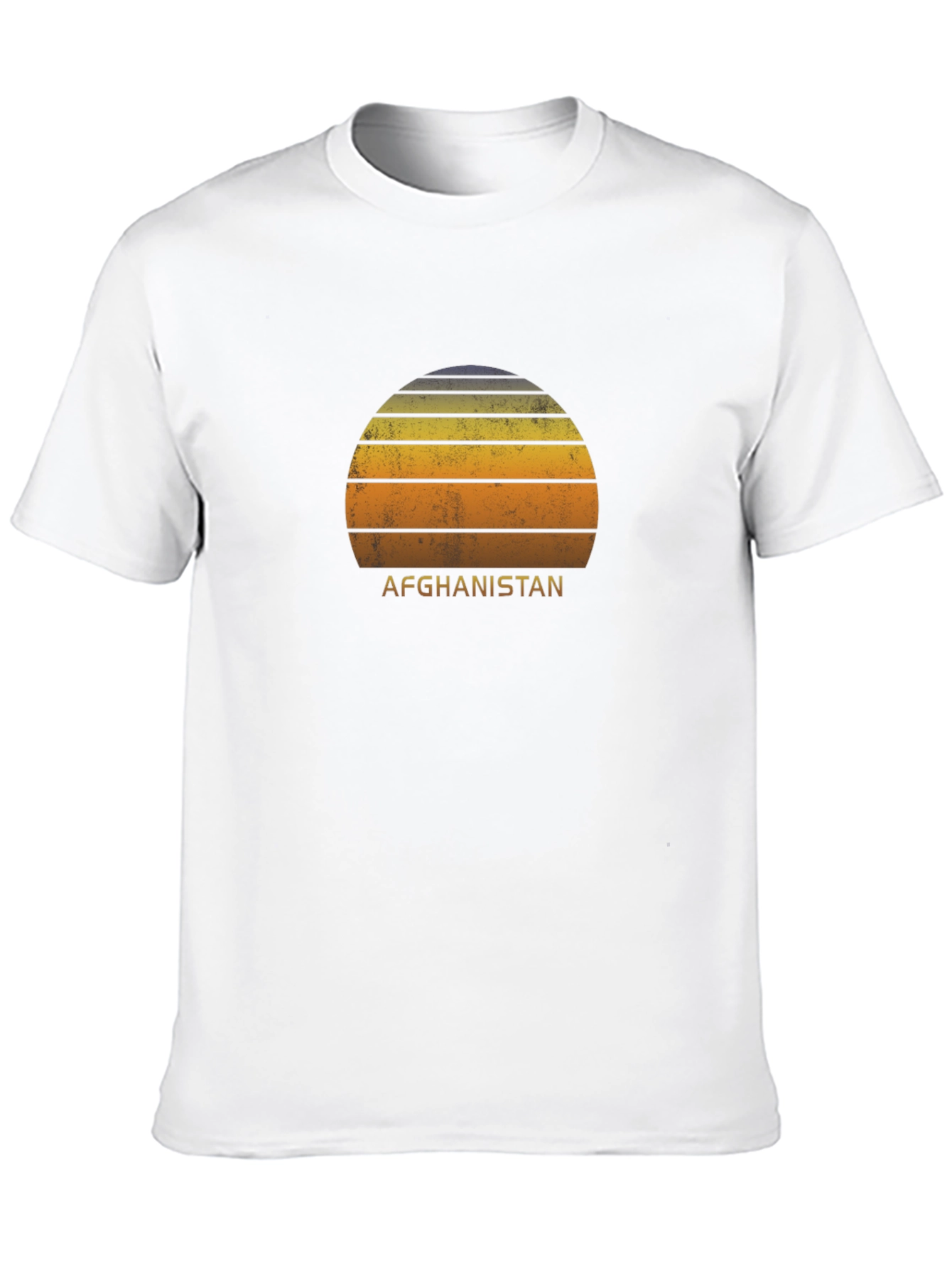Afghanistan Sunset T-Shirt - Retro Style Graphic Tee