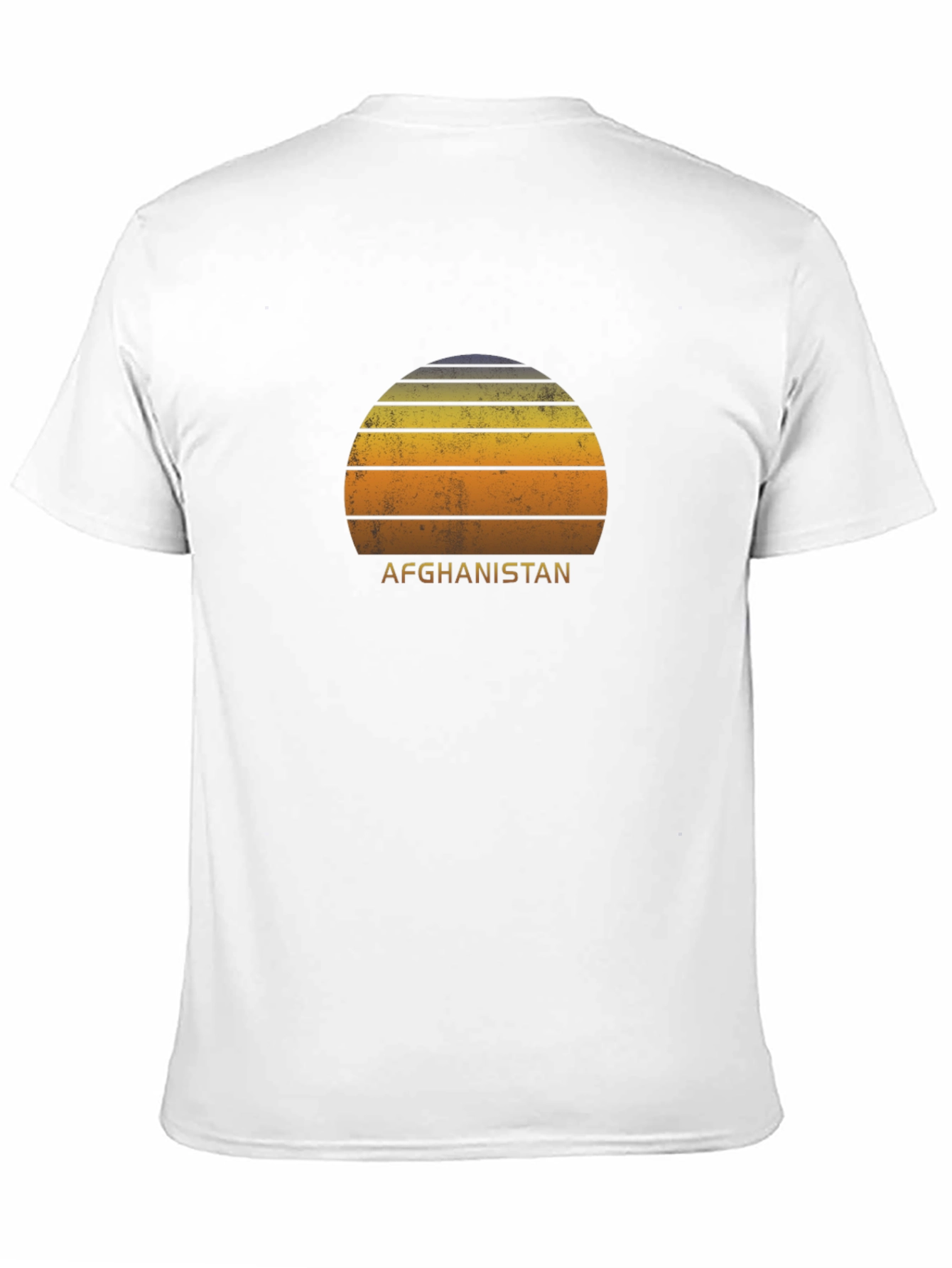 Afghanistan Sunset T-Shirt - Retro Style Graphic Tee
