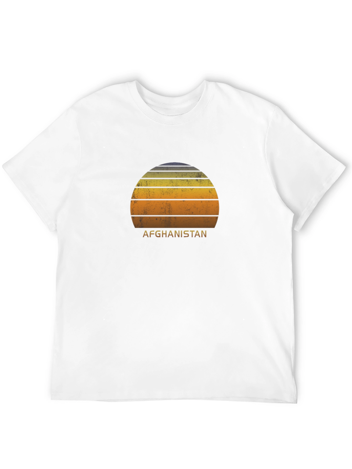 Afghanistan Sunset T-Shirt - Retro Style Graphic Tee