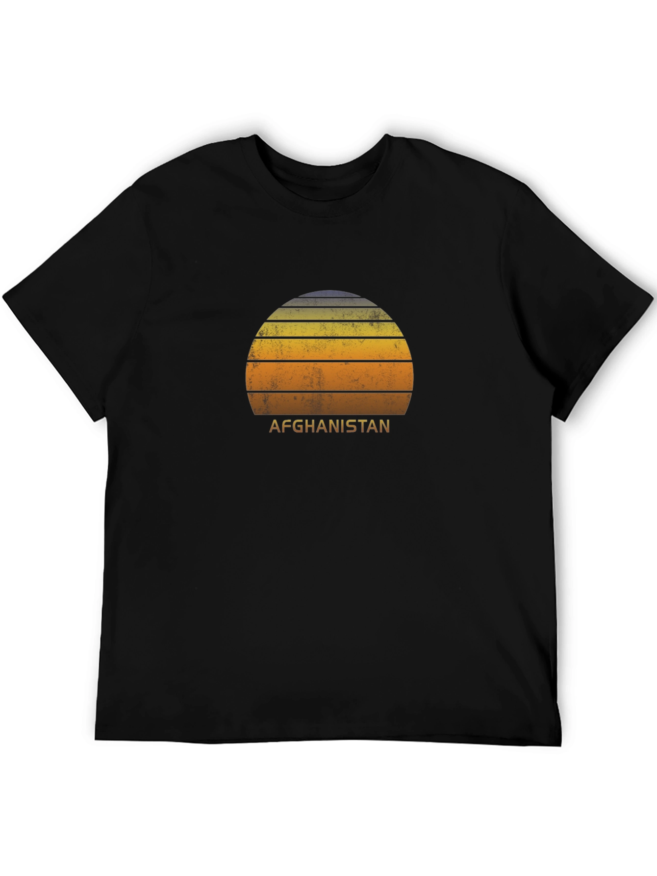 Afghanistan Sunset T-Shirt - Retro Style Graphic Tee