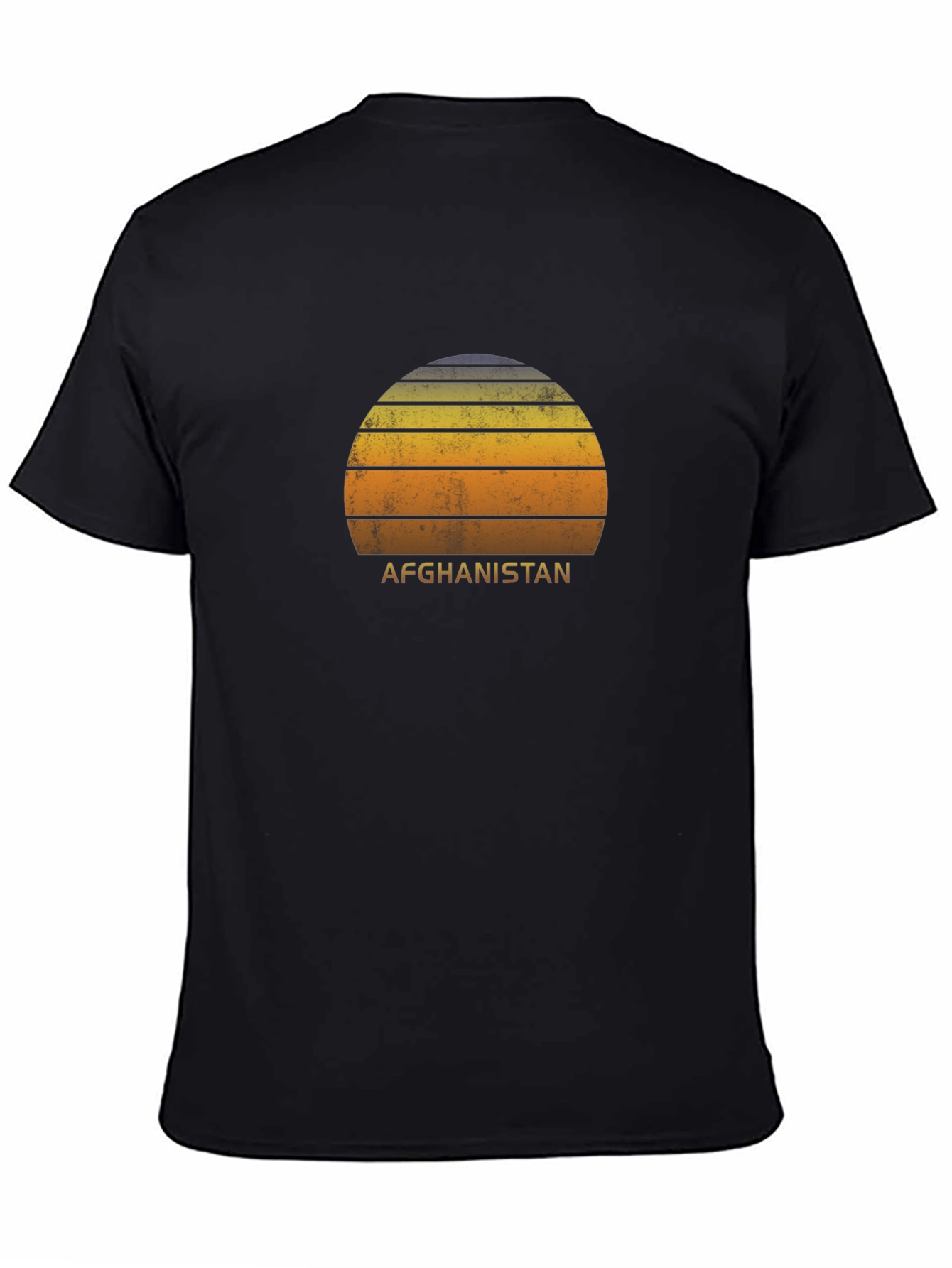 Afghanistan Sunset T-Shirt - Retro Style Graphic Tee