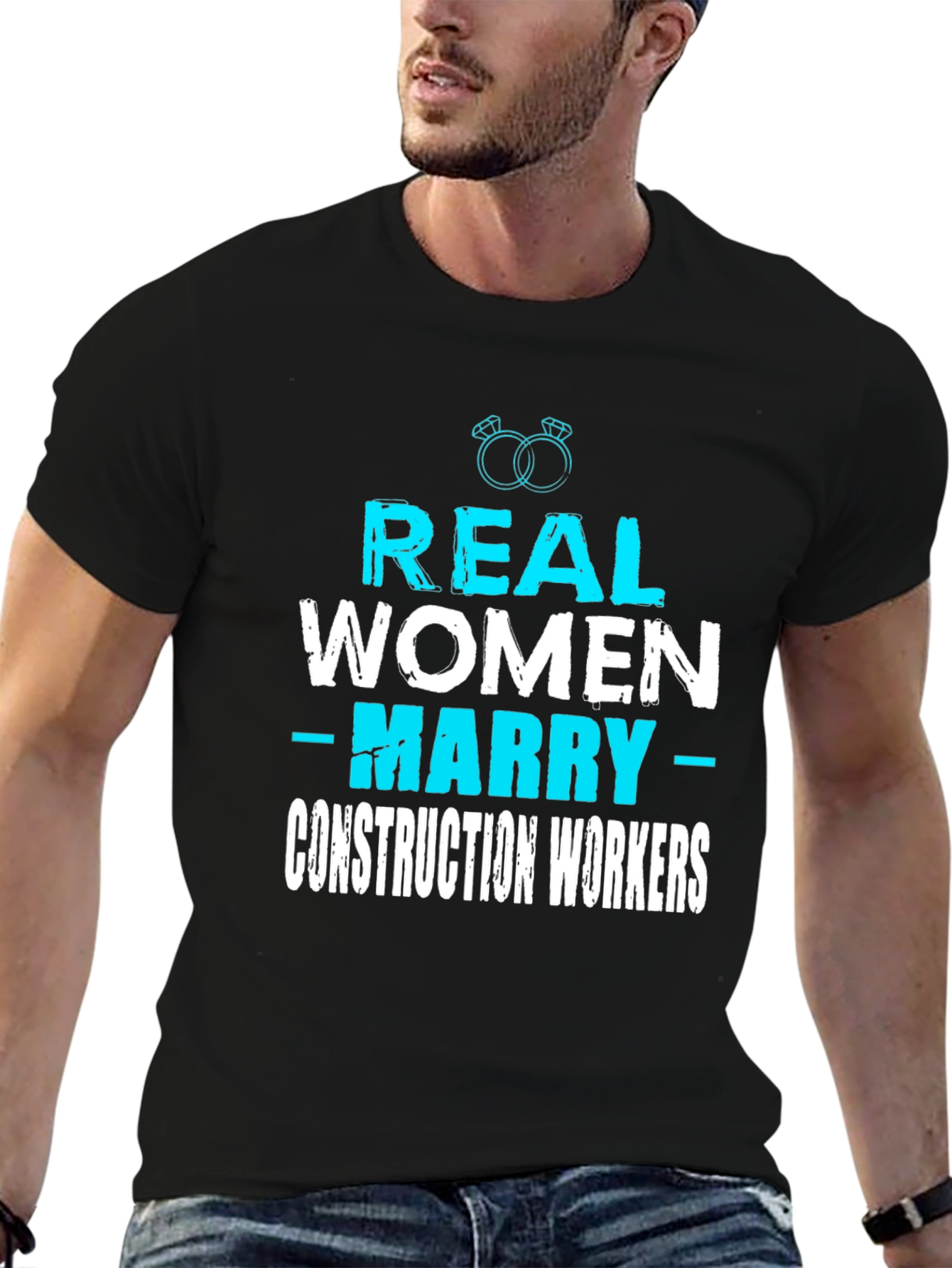 Real Women Marry Construction Workers Graphic Tee
