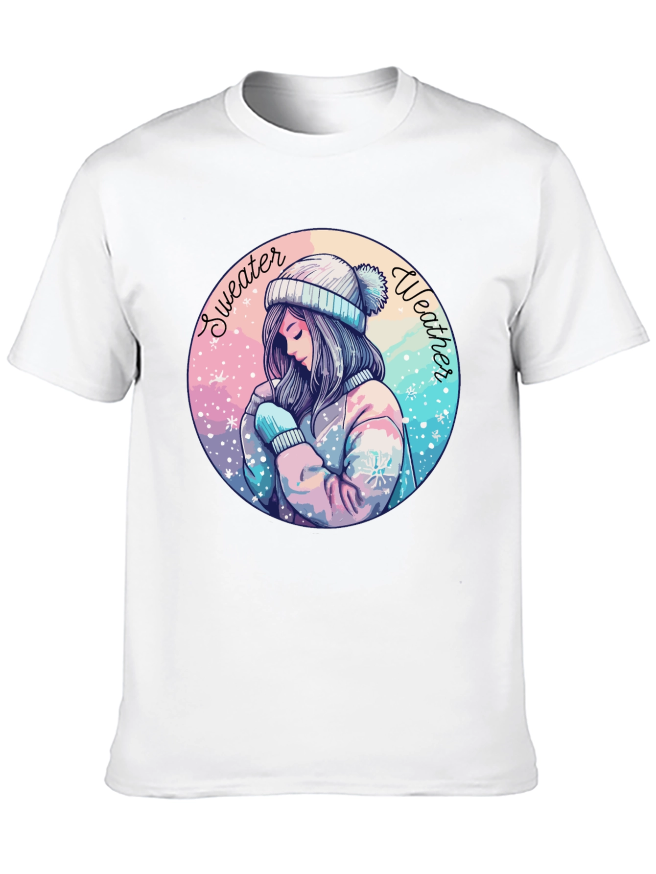 Sweater Weather Graphic Tee - Cozy Comfort