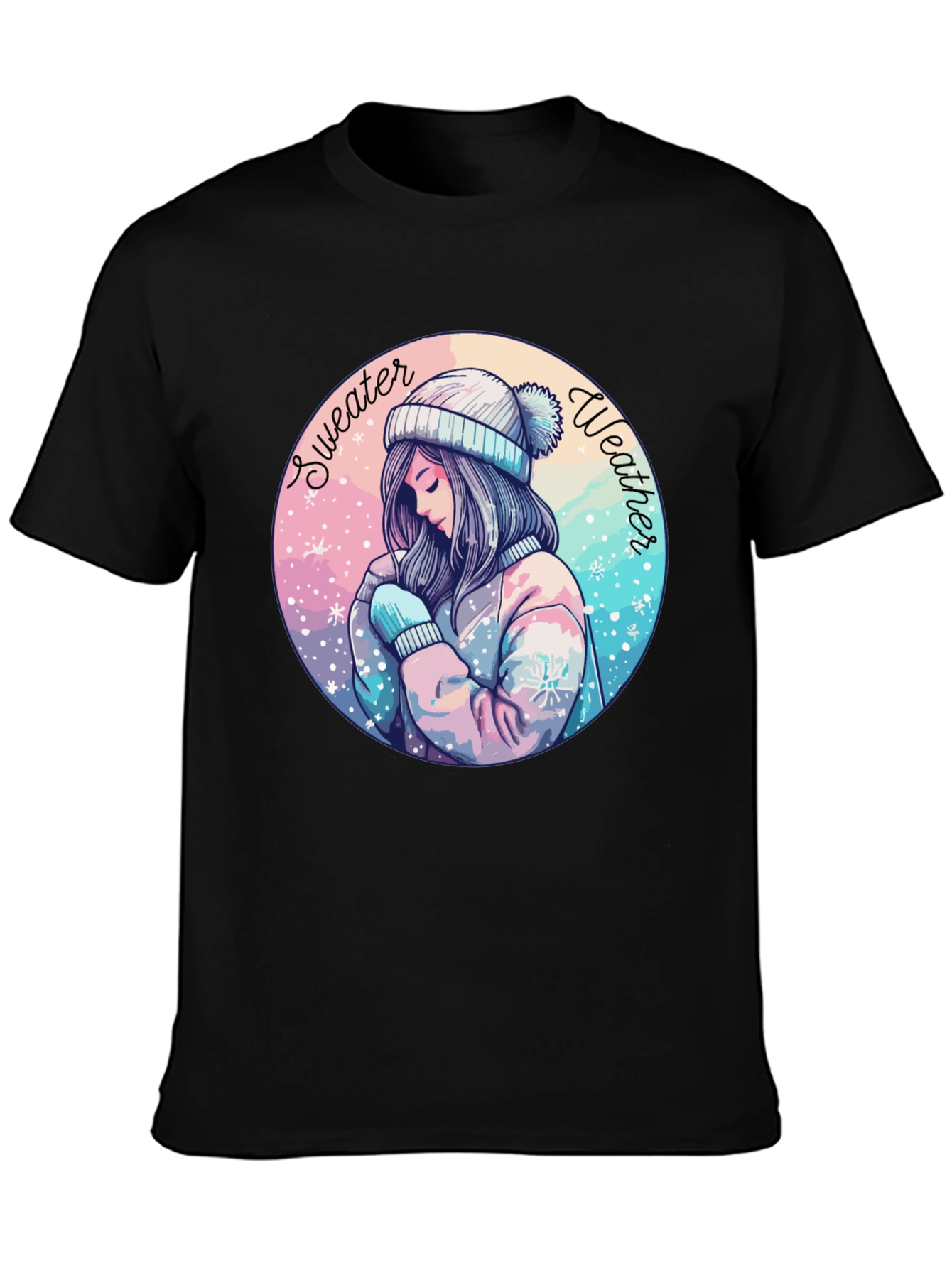 Sweater Weather Graphic Tee - Cozy Comfort